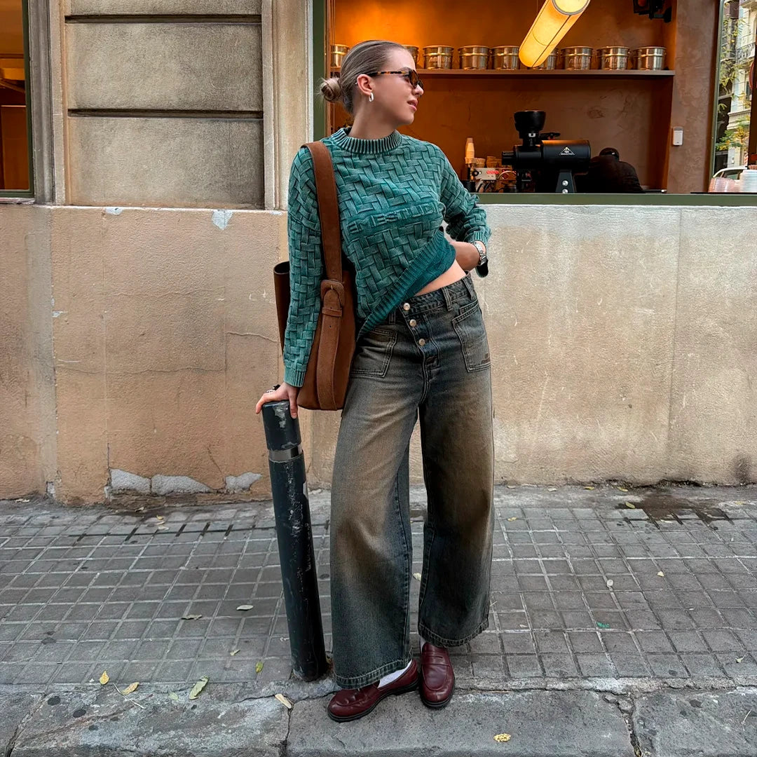 Brick Mountain Knit Sweater