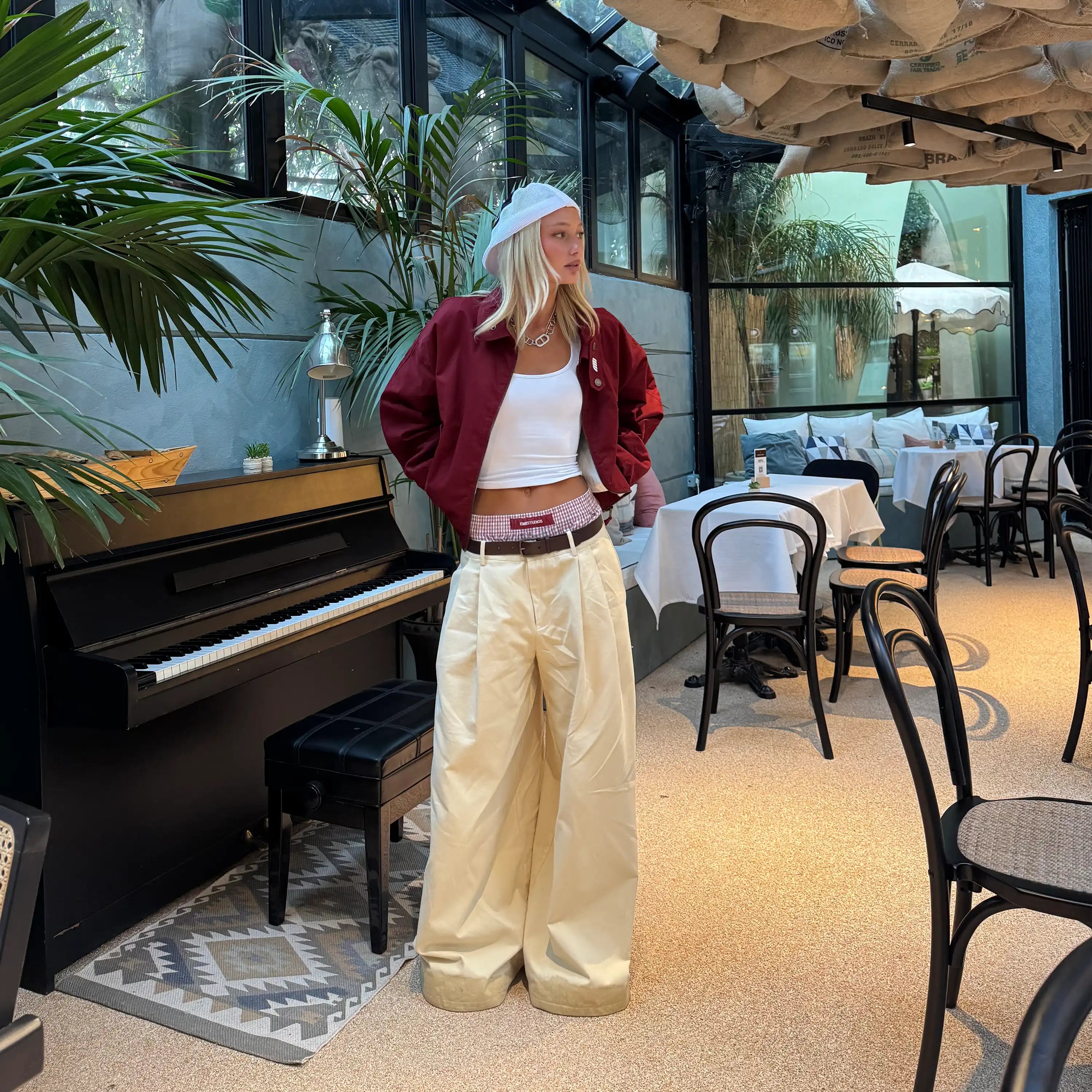 Chulo G Burgundy Reverse Jacket