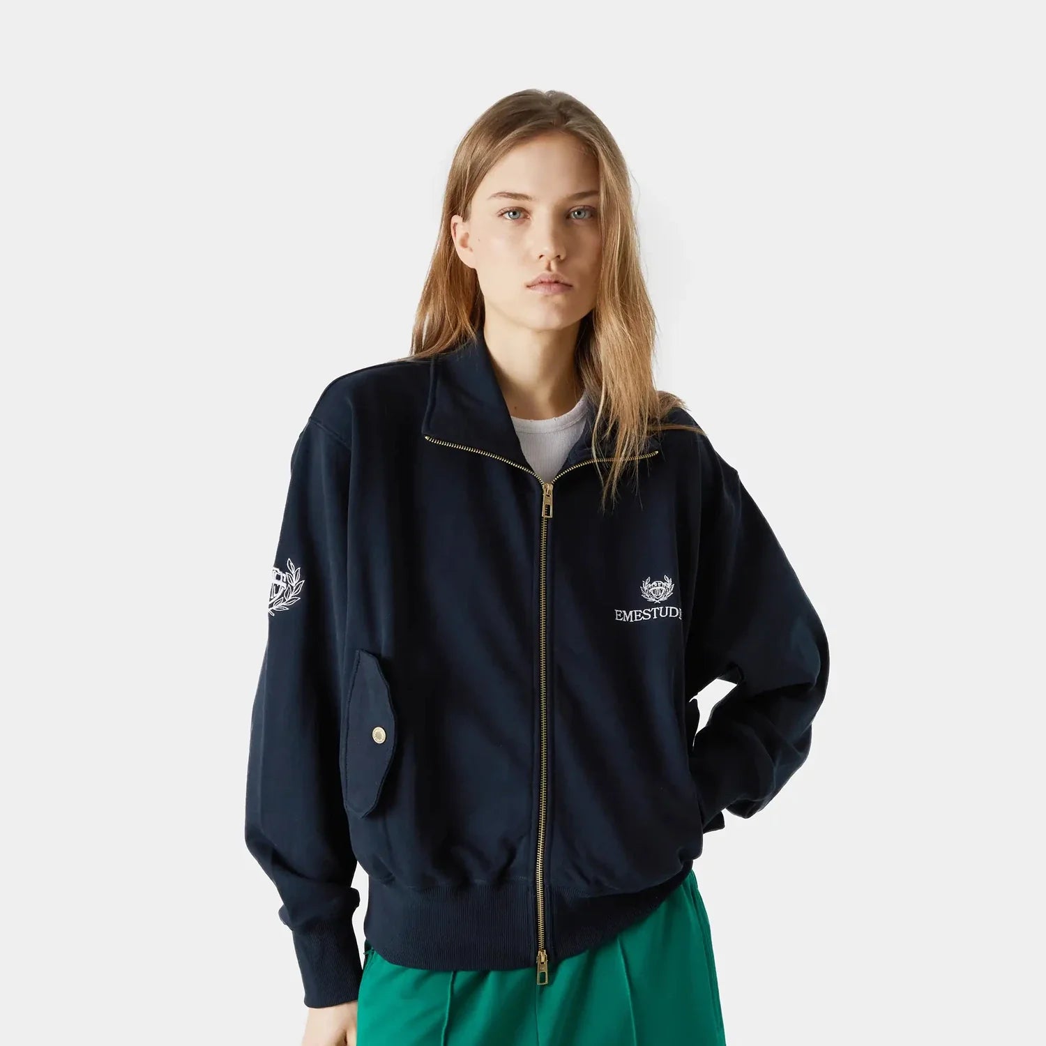 Serv Navy Full Zip Jacket