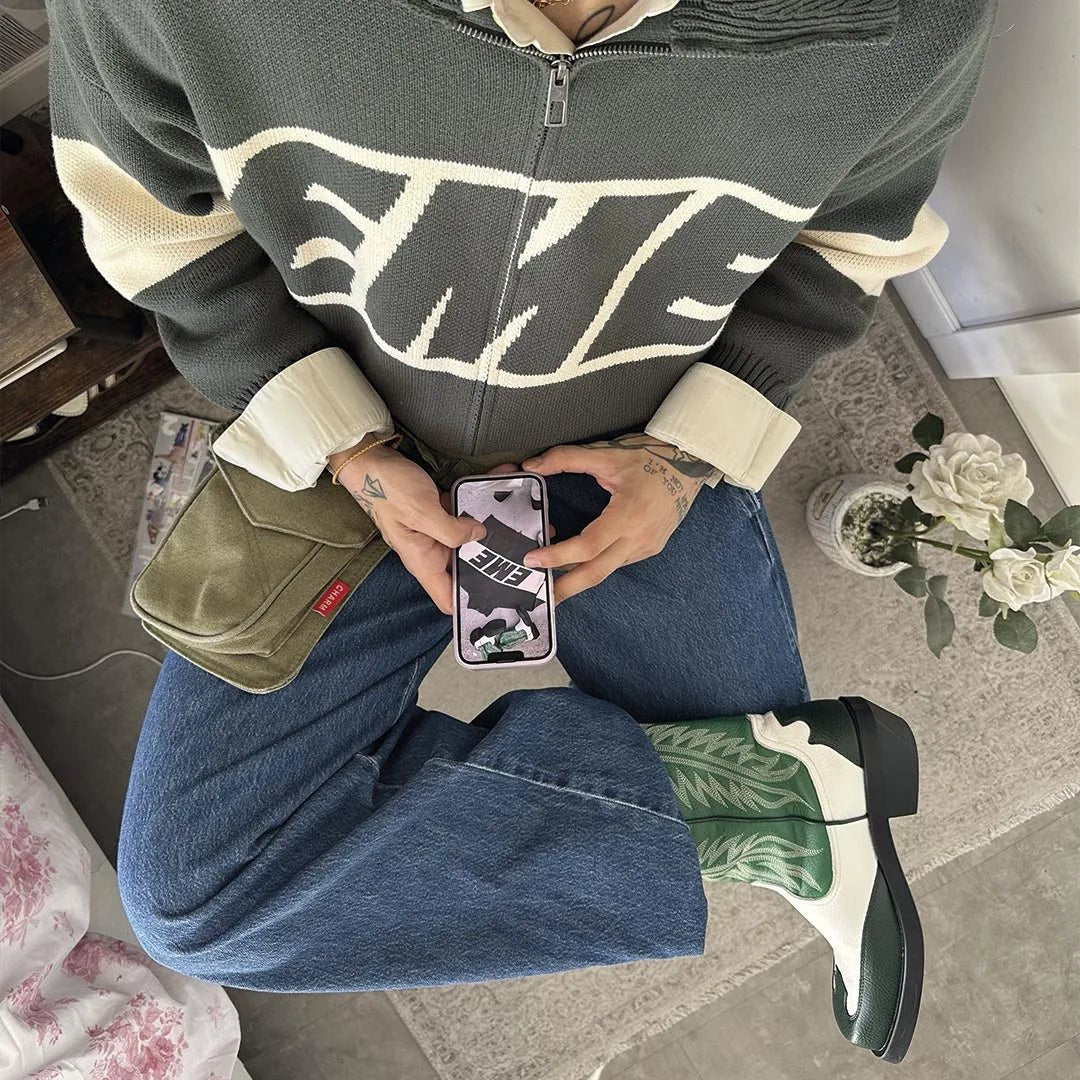 Thrill Hunt Zipper Knit