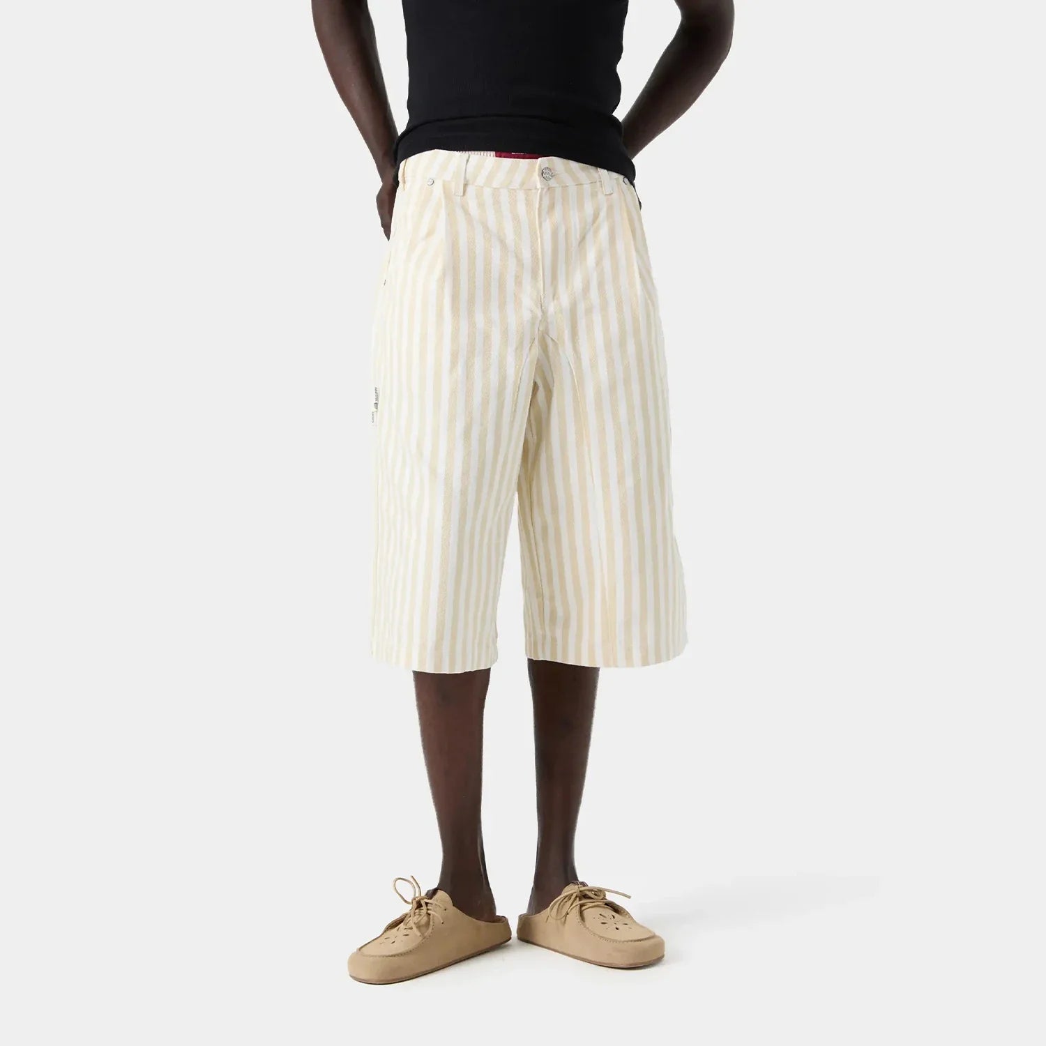 Tibiacore Striped Denim Jorts