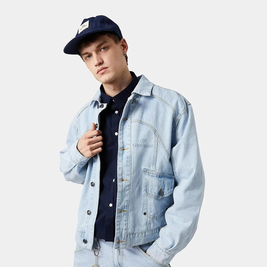 Eddy Pale Denim Boxy Jacket