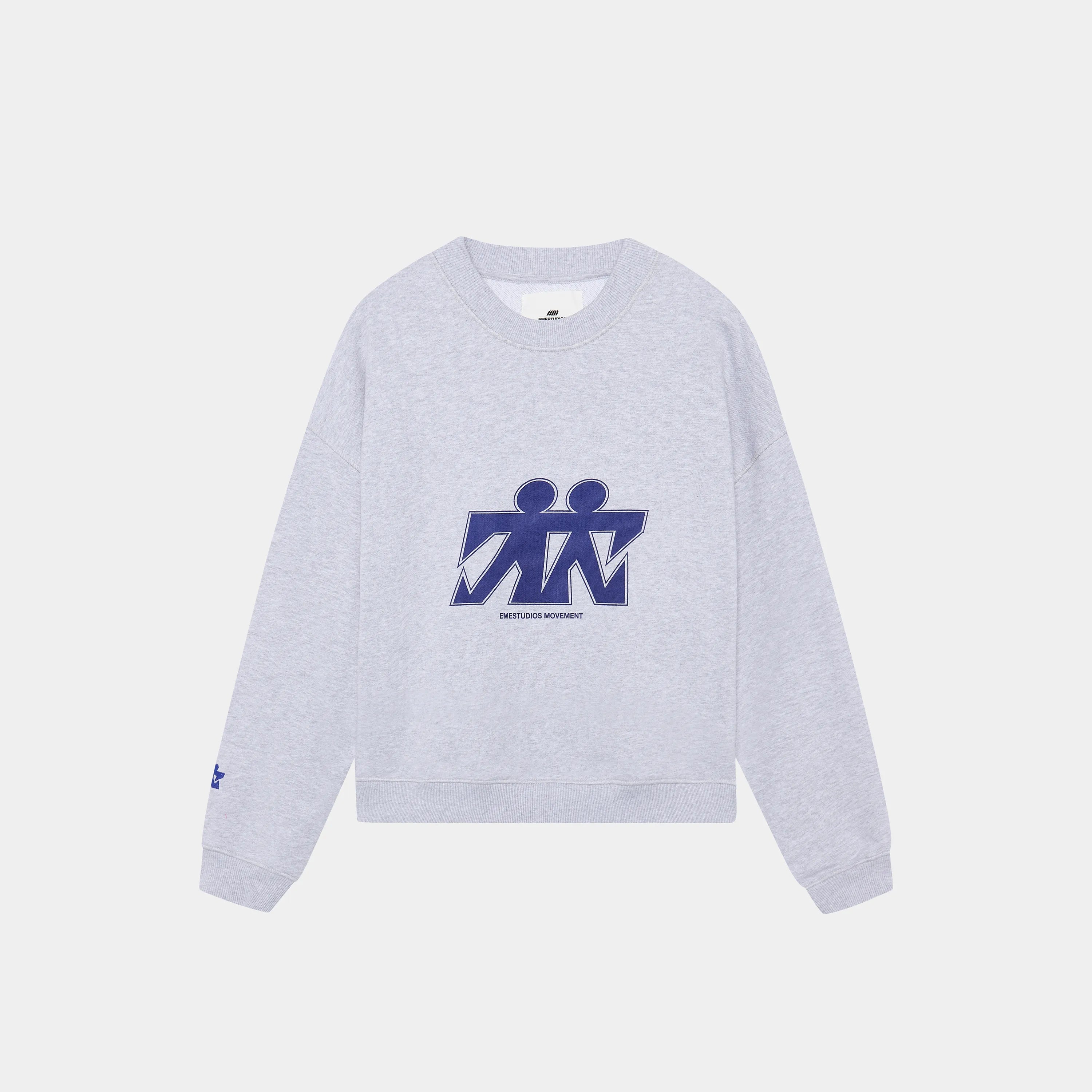 Mbuddy Grey Oversized Crewneck