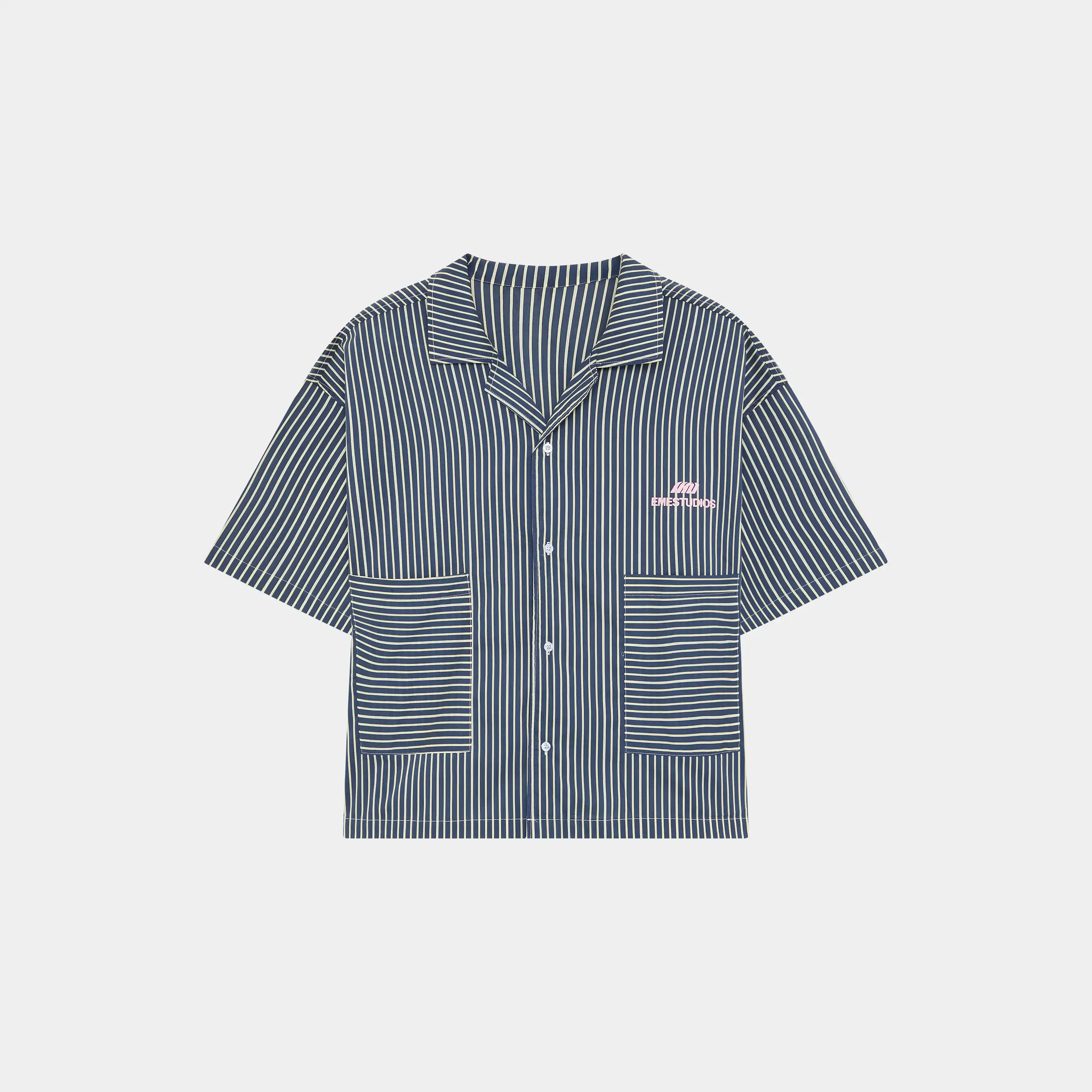 Pyjama Boxy Top Navy