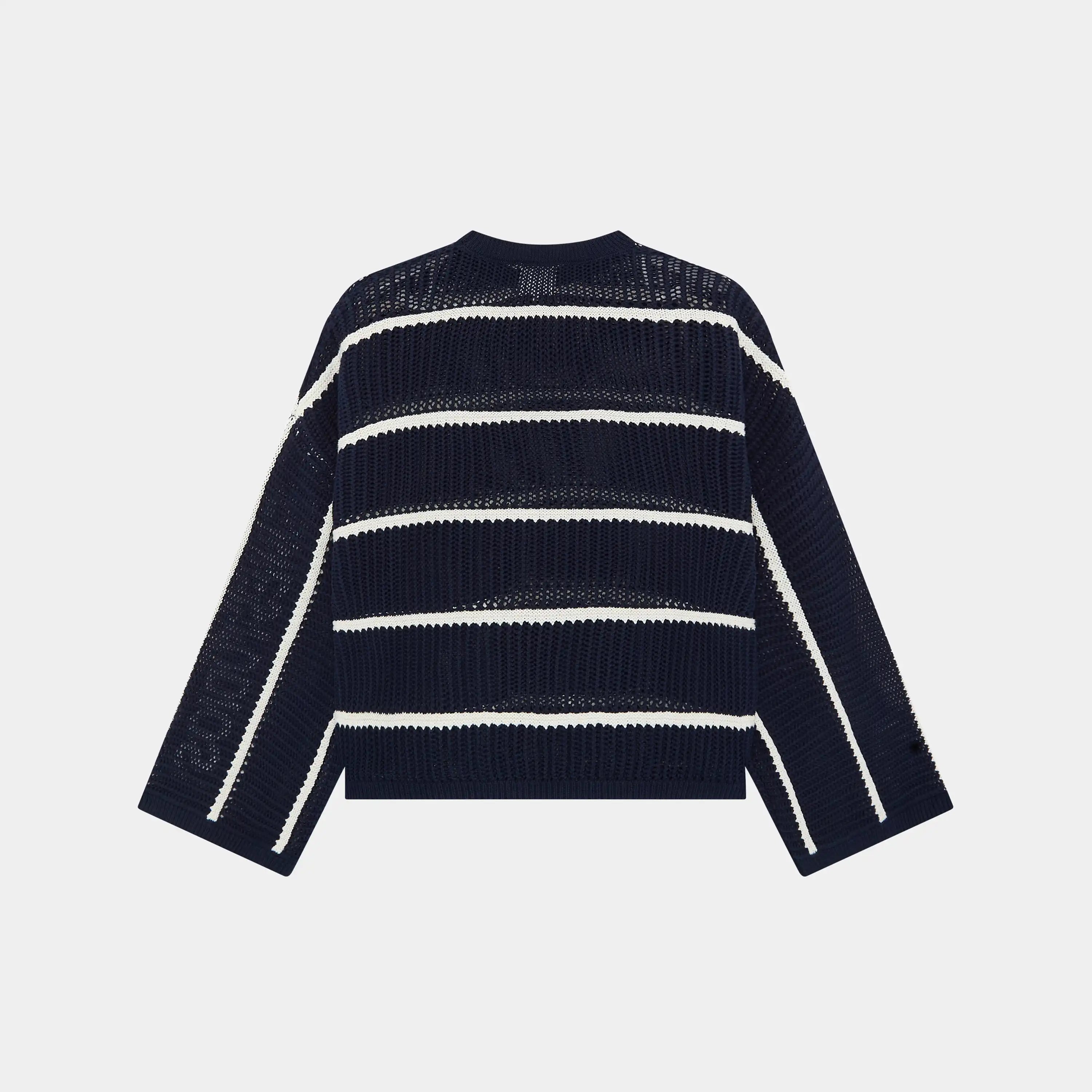 Alic Navy Knit Sweater