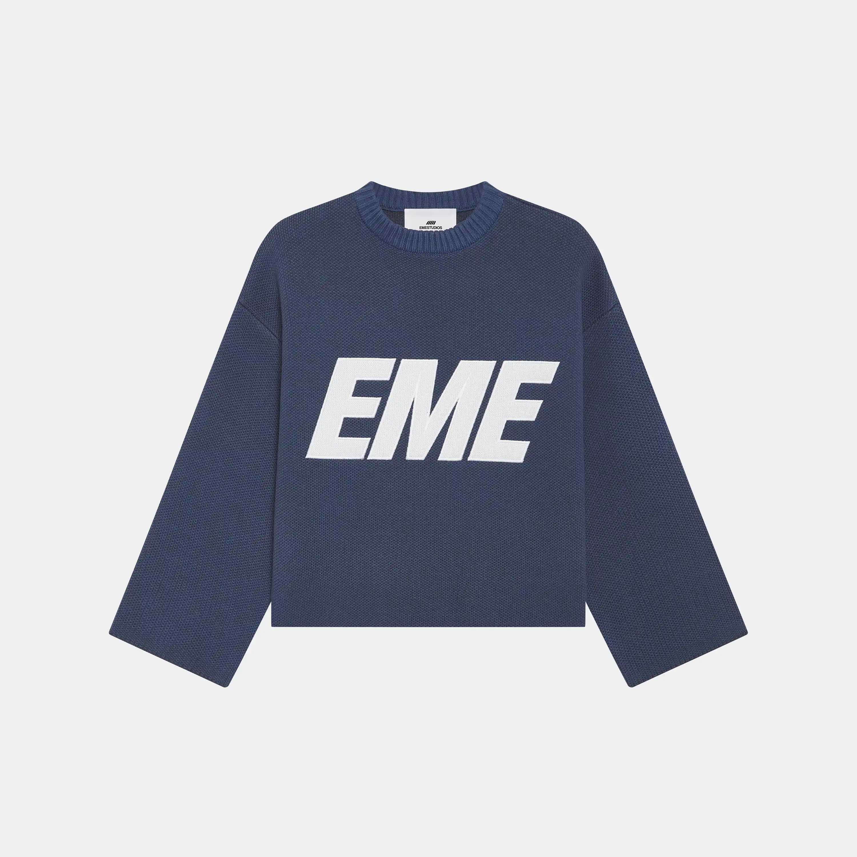 Flux Navy Knit Sweater