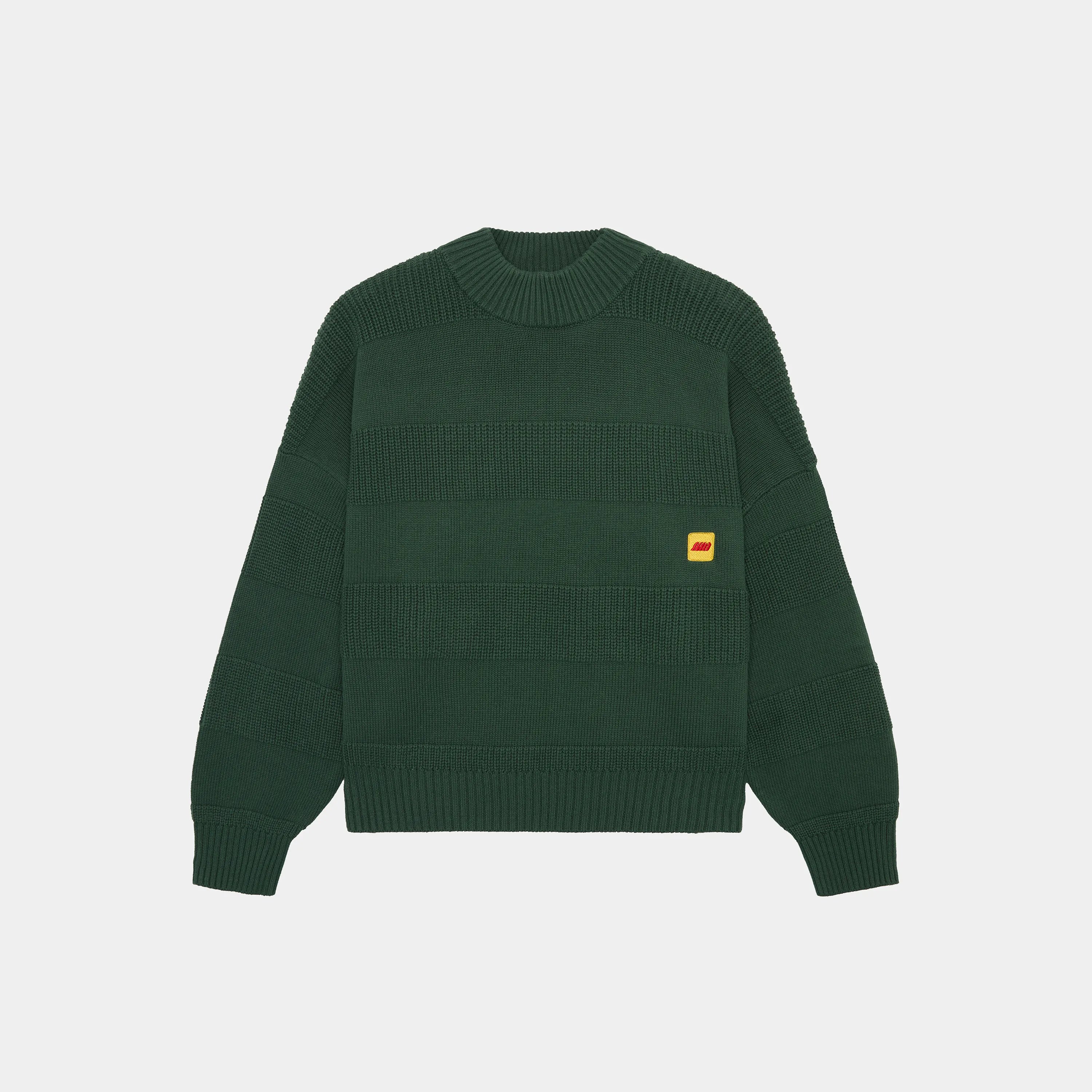 Horizontal Striped Knit Sweater