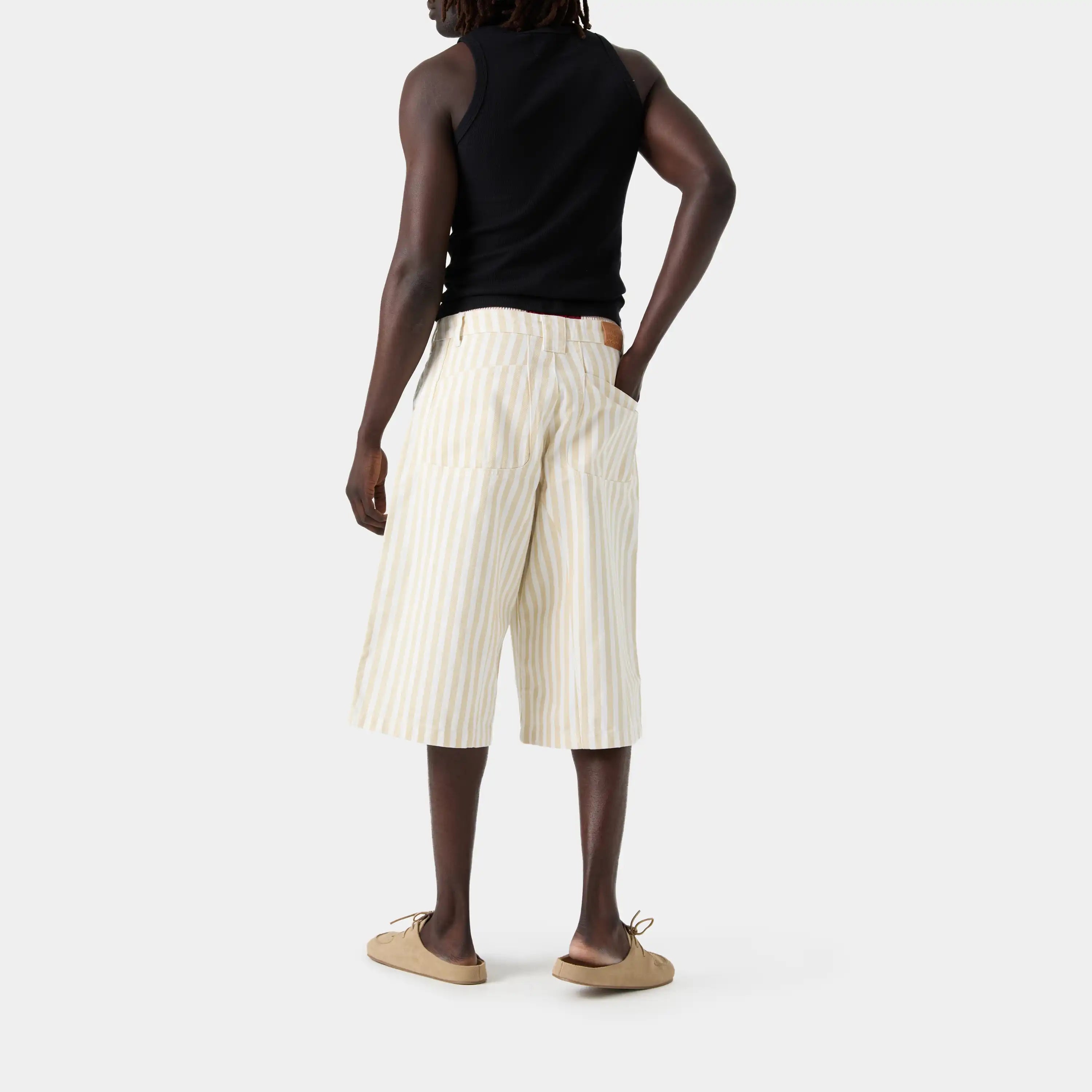 Tibiacore Striped Denim Jorts