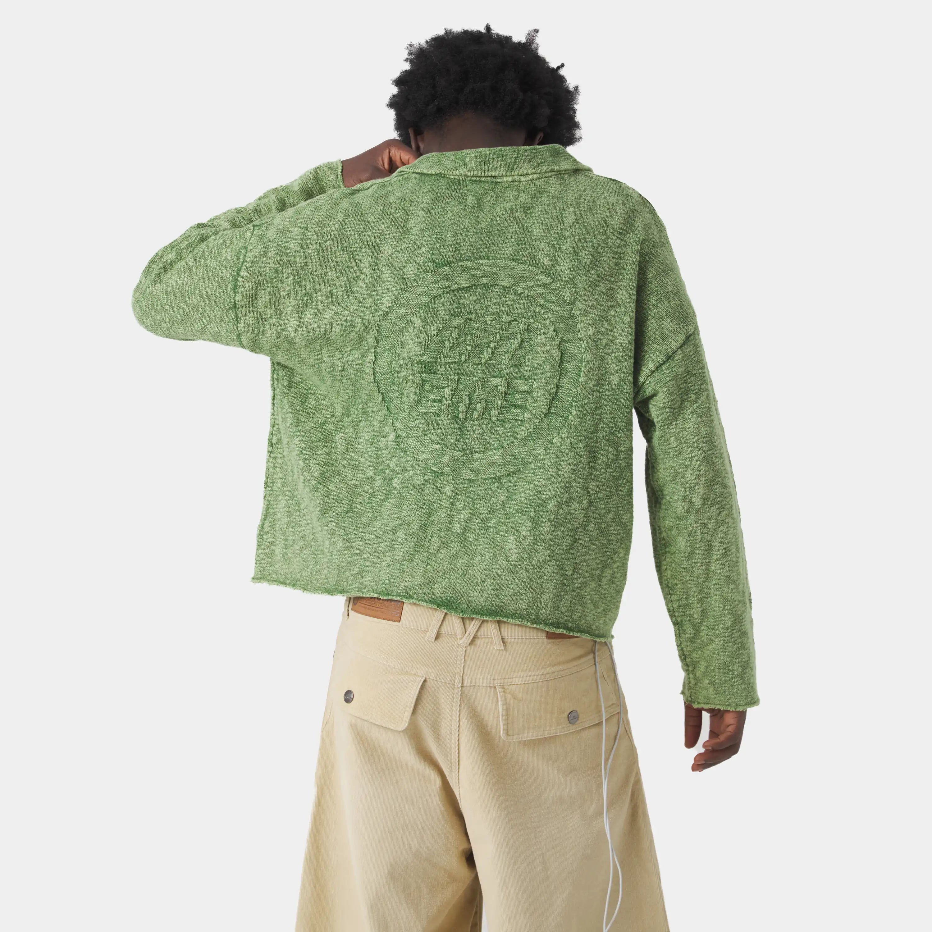 Kiff Polo Bottle Knit Distressed