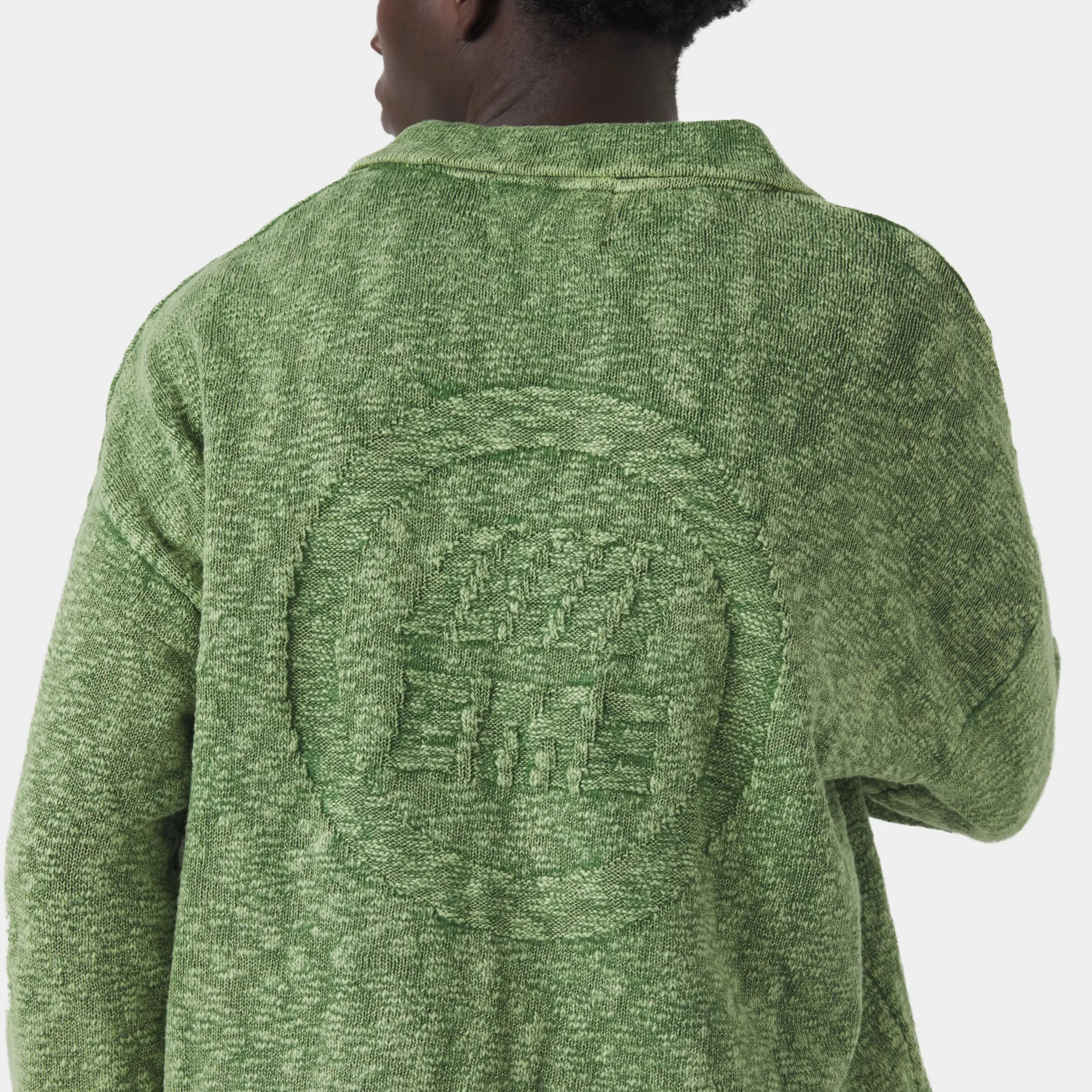 Kiff Polo Bottle Knit Distressed