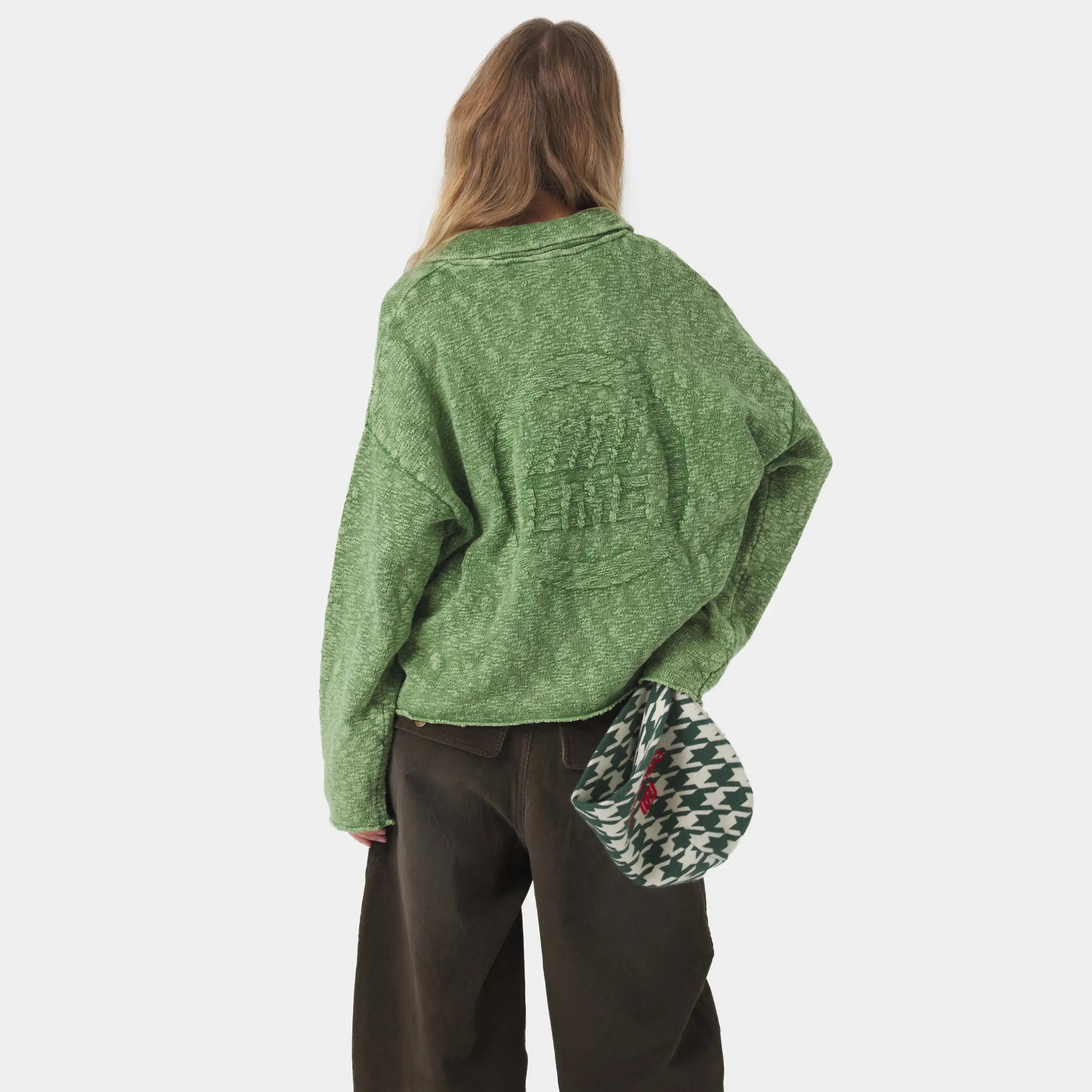 Kiff Polo Bottle Knit Distressed