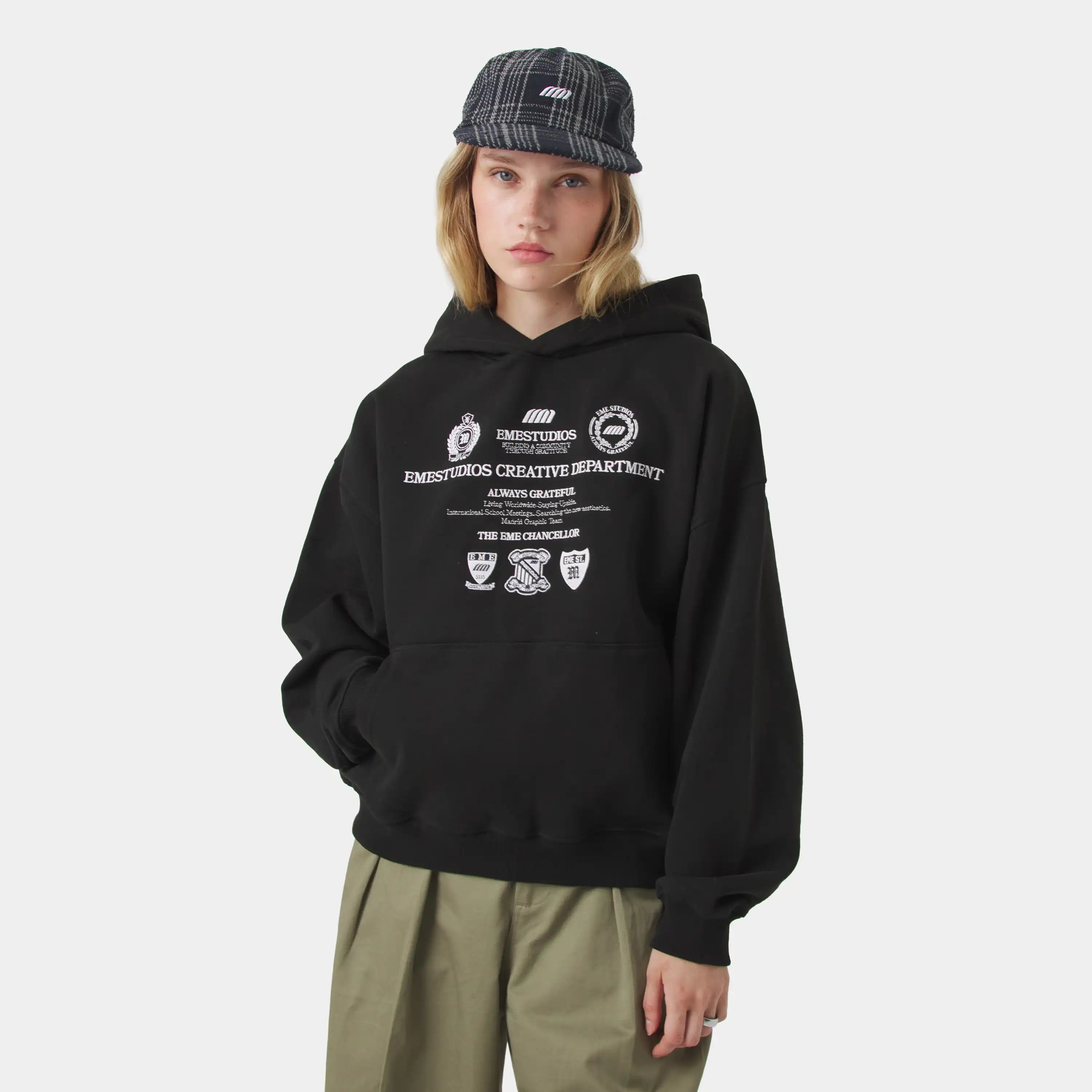 Chancellor Black Oversized Hoodie