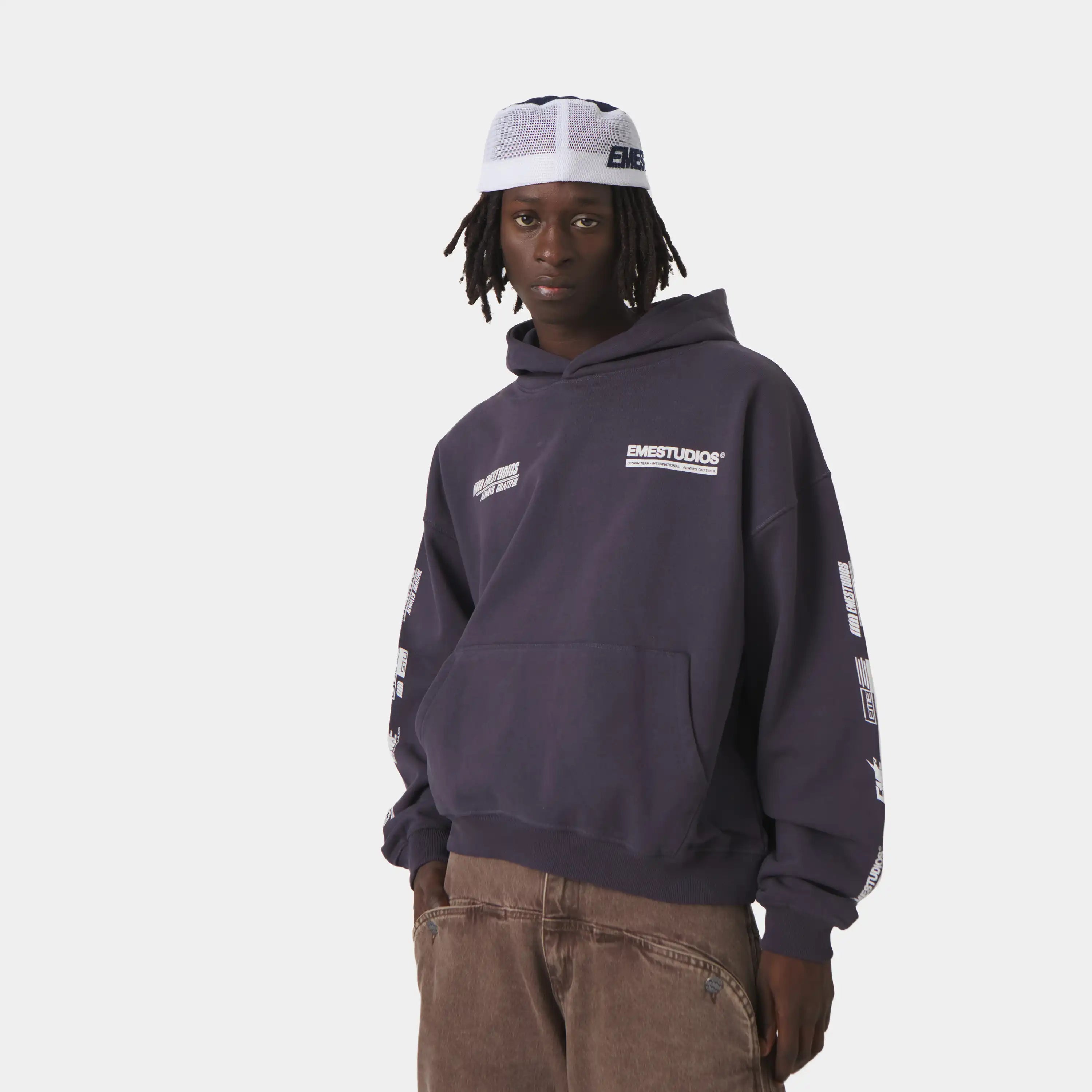 Four Hit Night Sky Oversized Hoodie