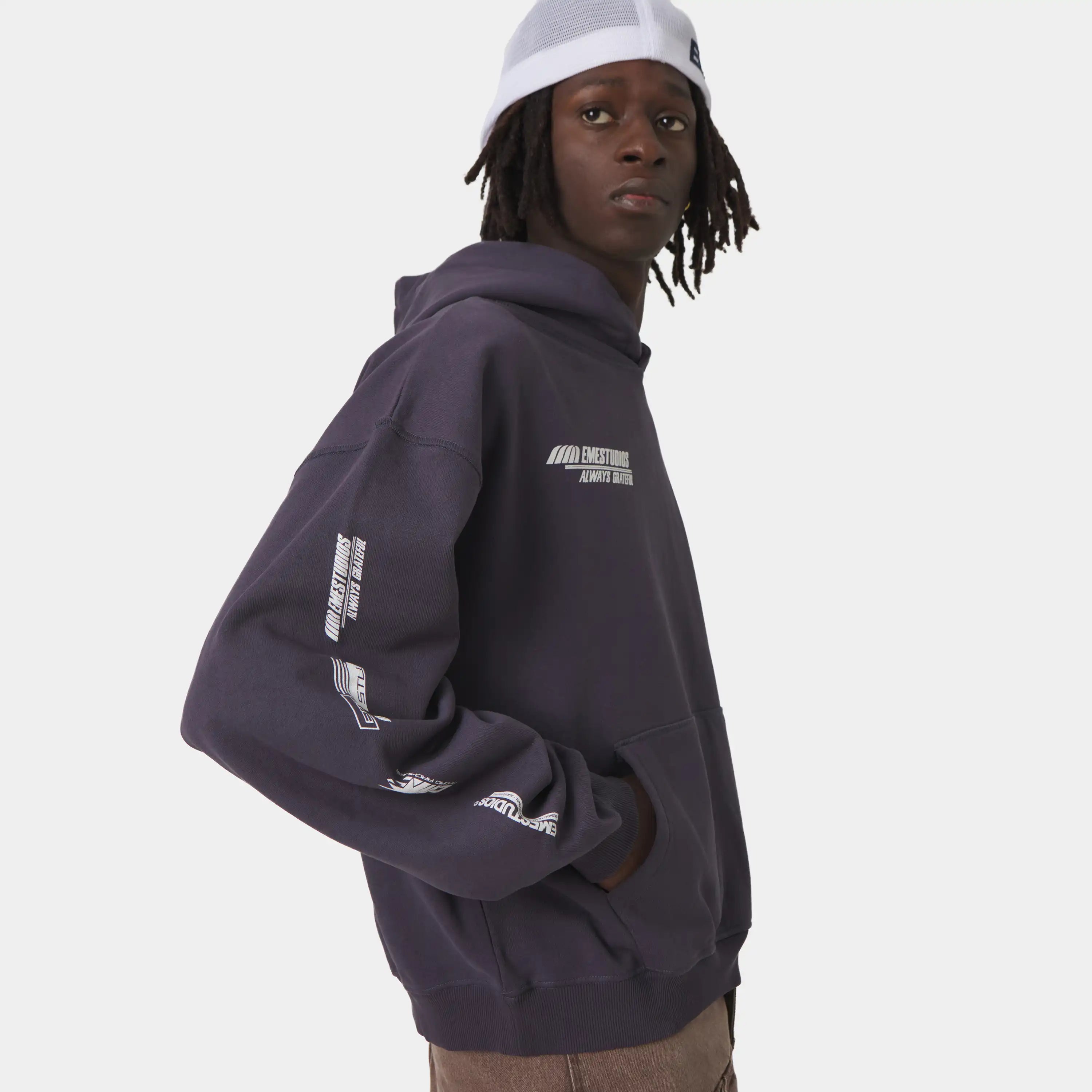 Four Hit Night Sky Oversized Hoodie