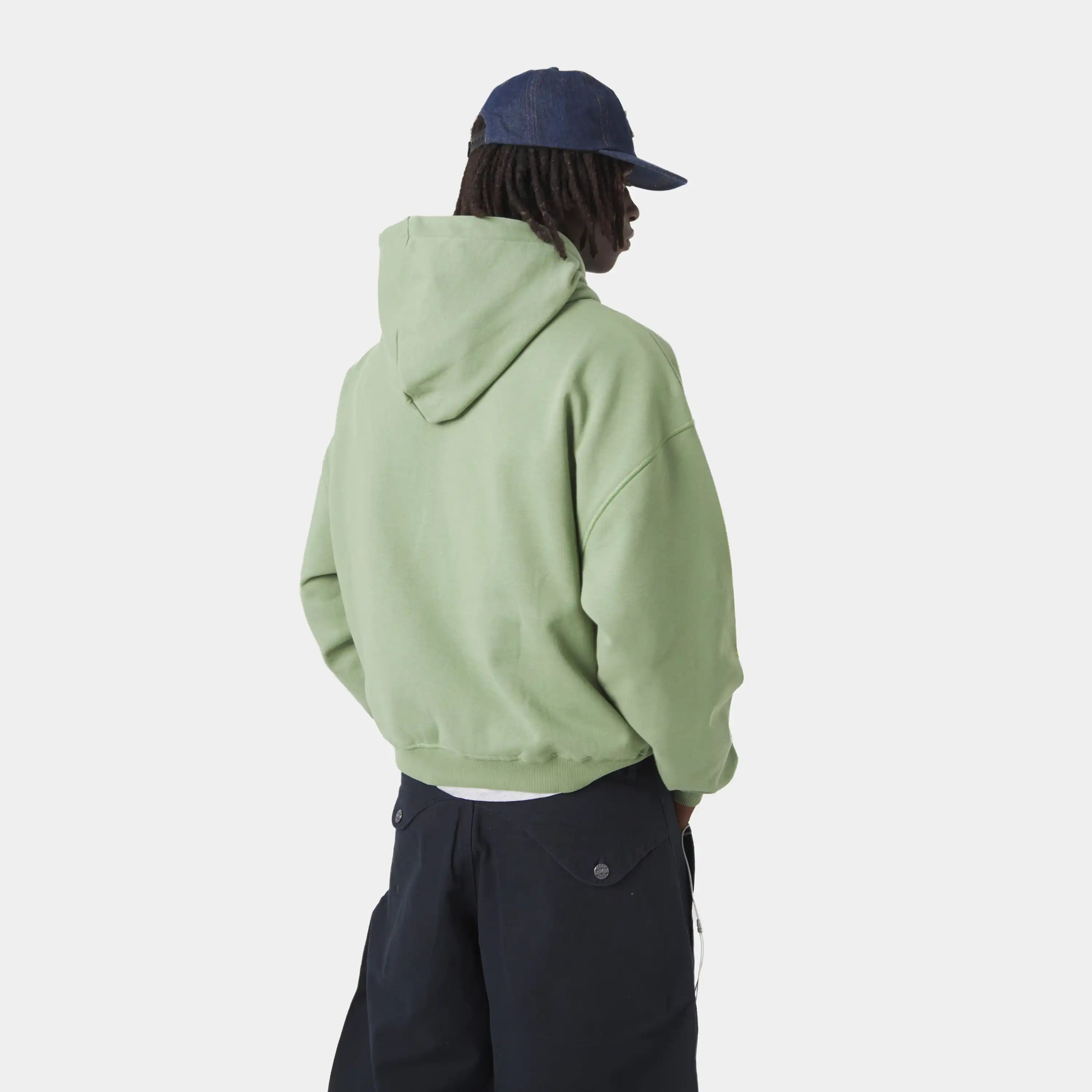 Four Hit Green Oversized Hoodie