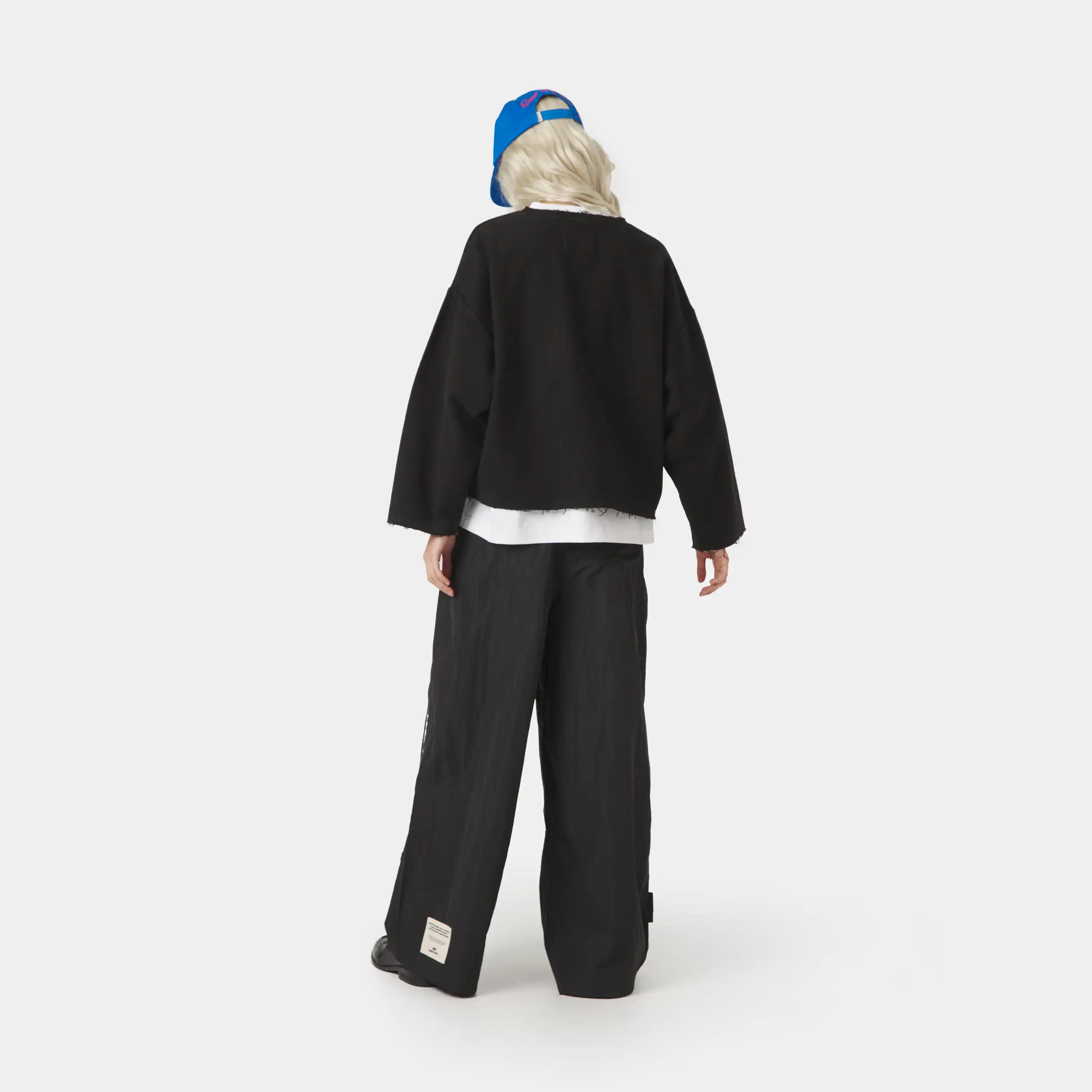 Patches Black Crewneck