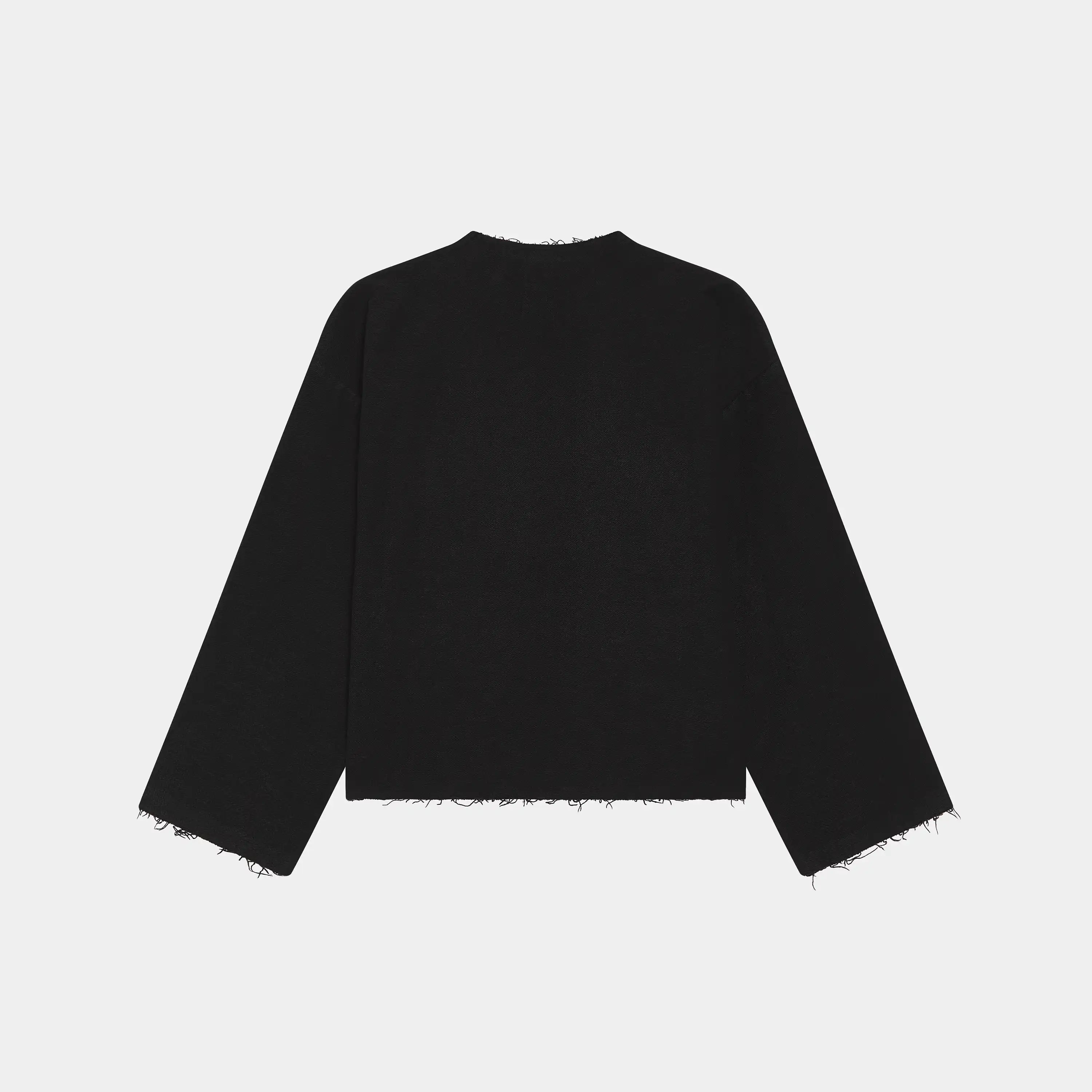 Patches Black Crewneck