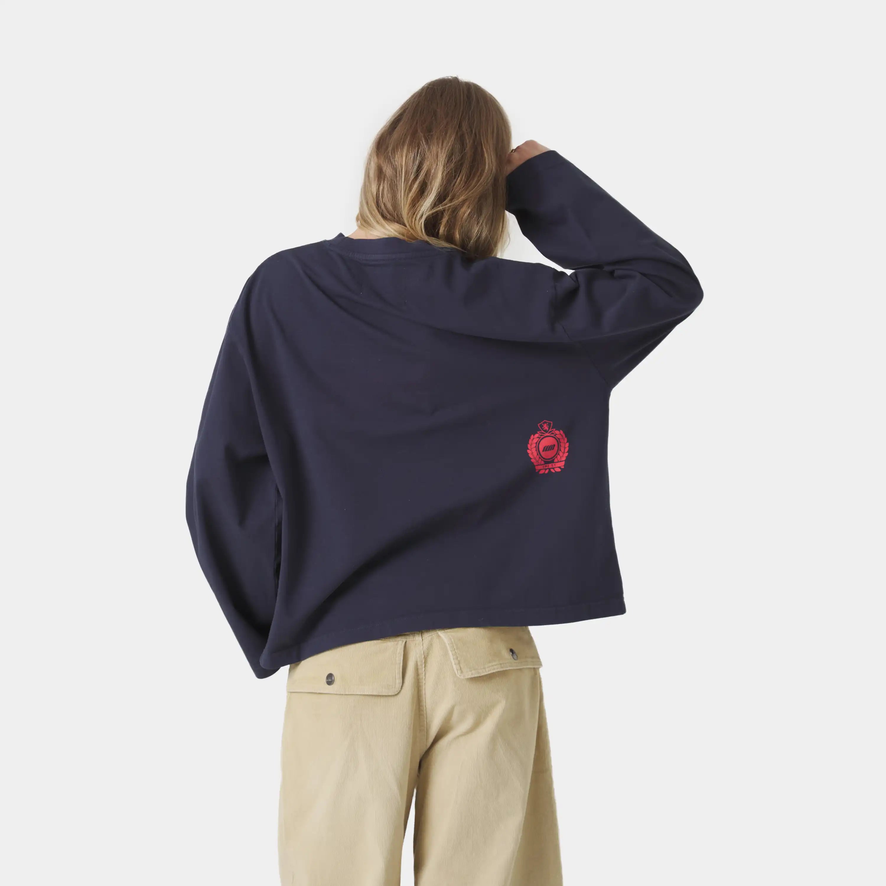 Bound Navy Long Sleeve