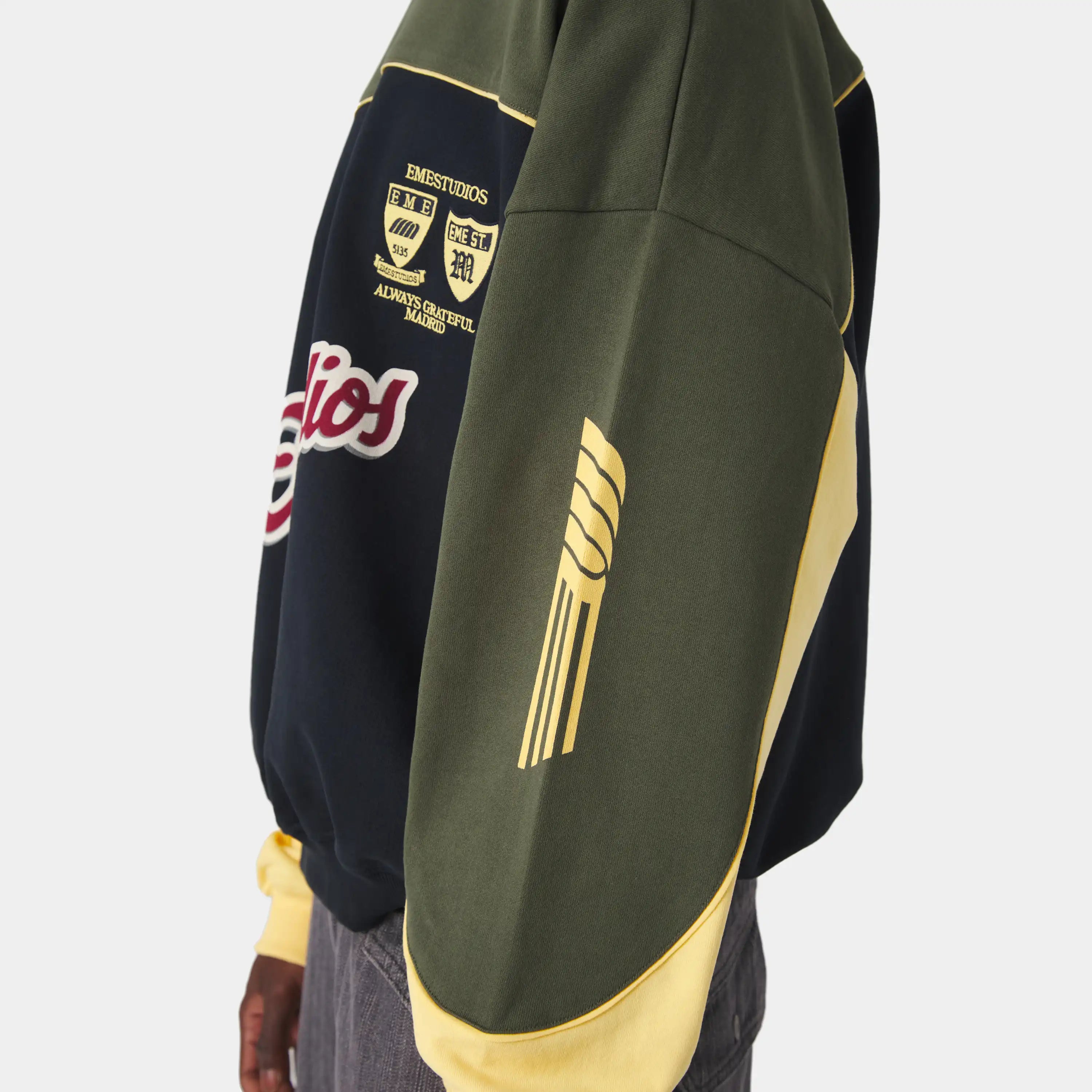 Campus Navy Oversized Crewneck