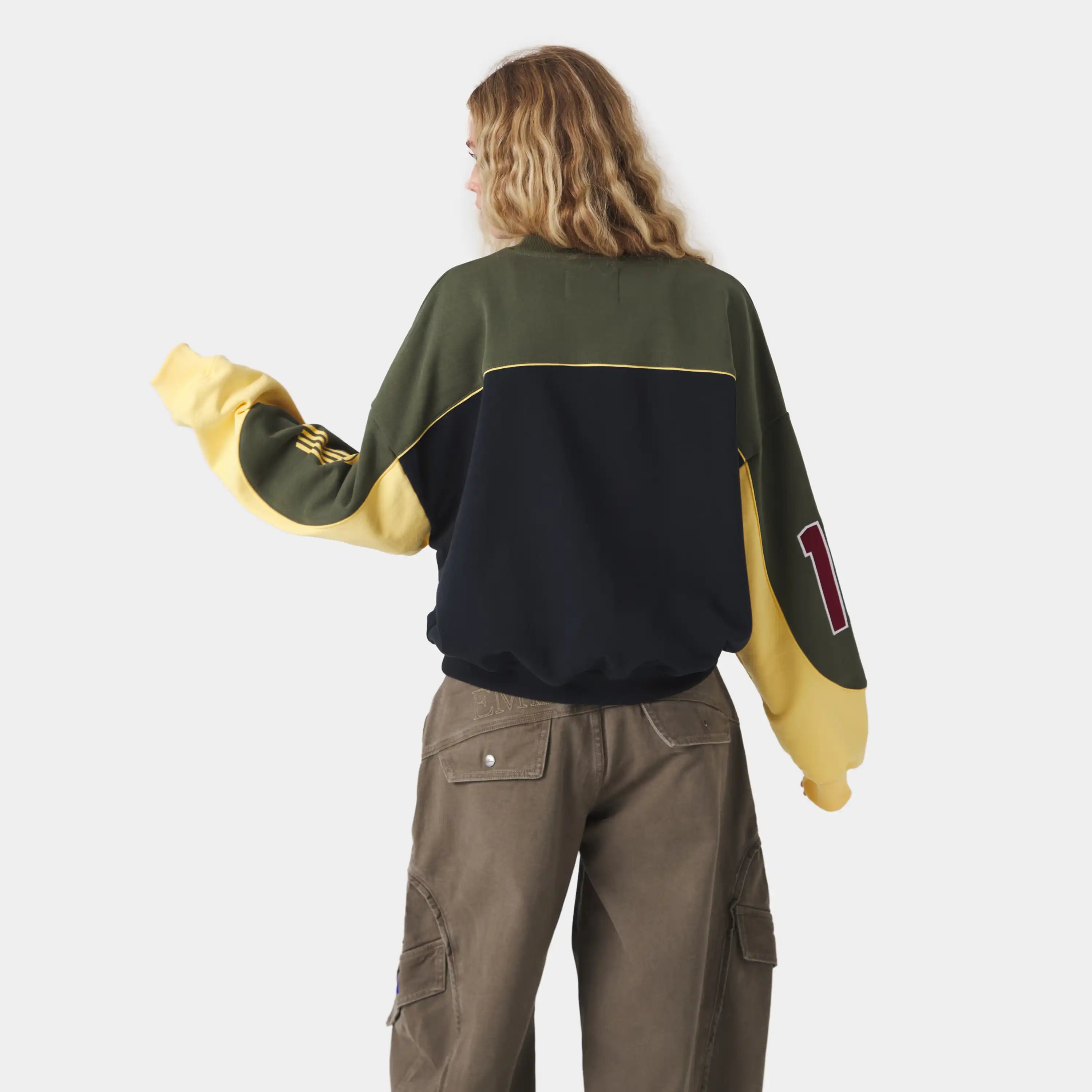 Campus Navy Oversized Crewneck