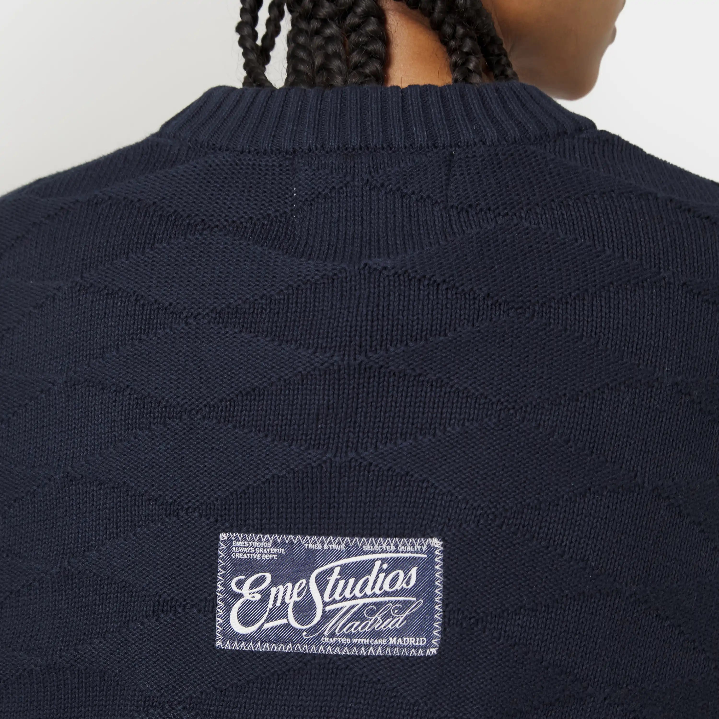 Rhomb Night Sky Knit Sweater