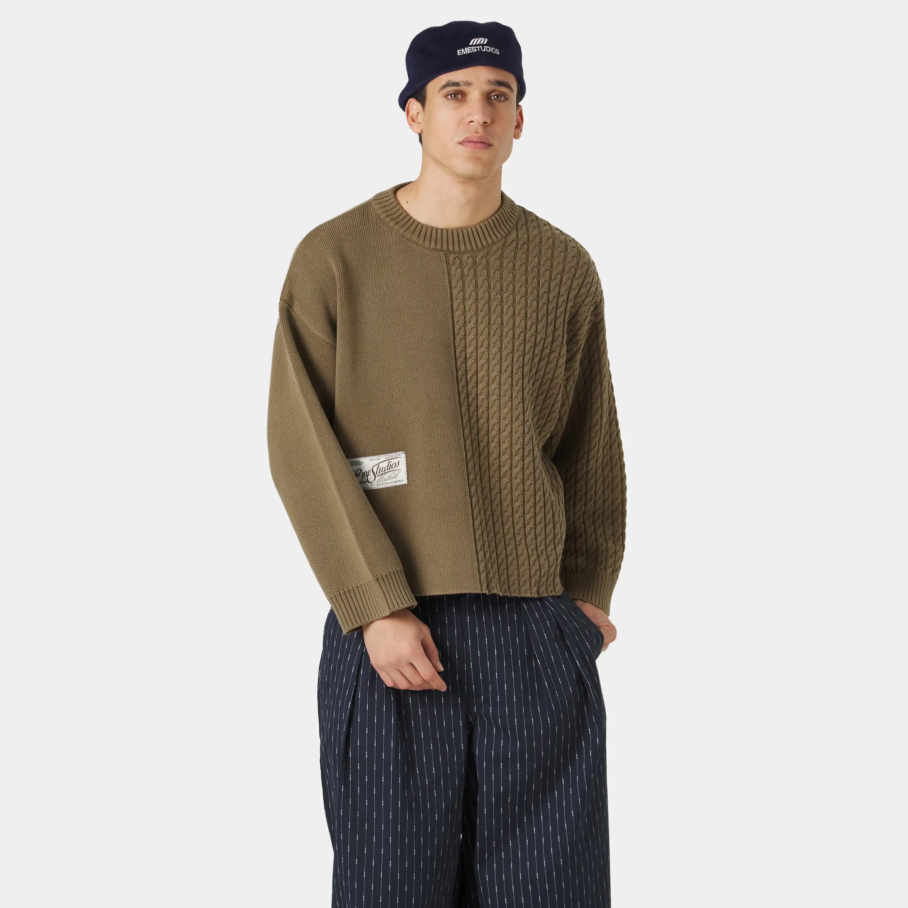 Rougher Choco Knit Sweater