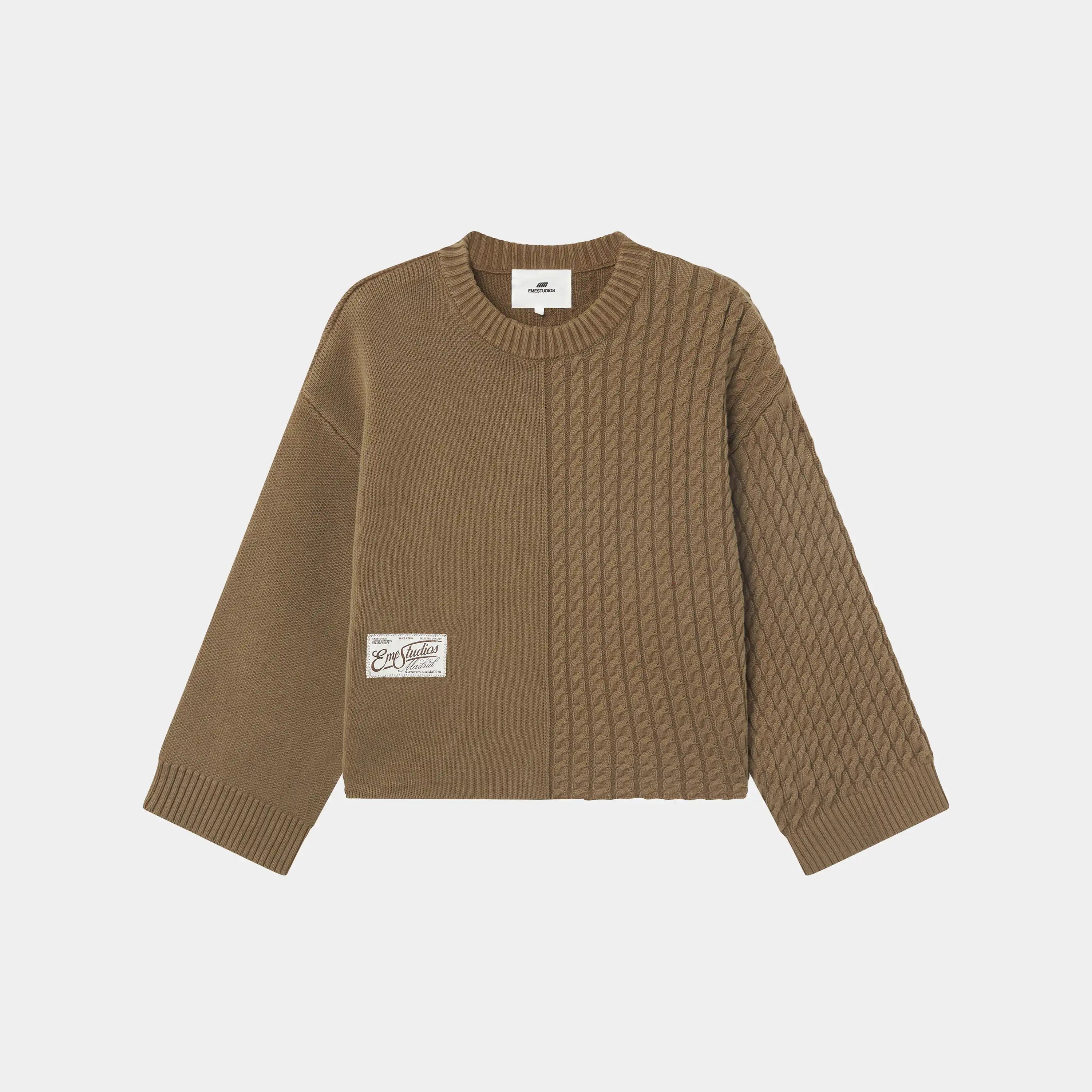 Rougher Choco Knit Sweater