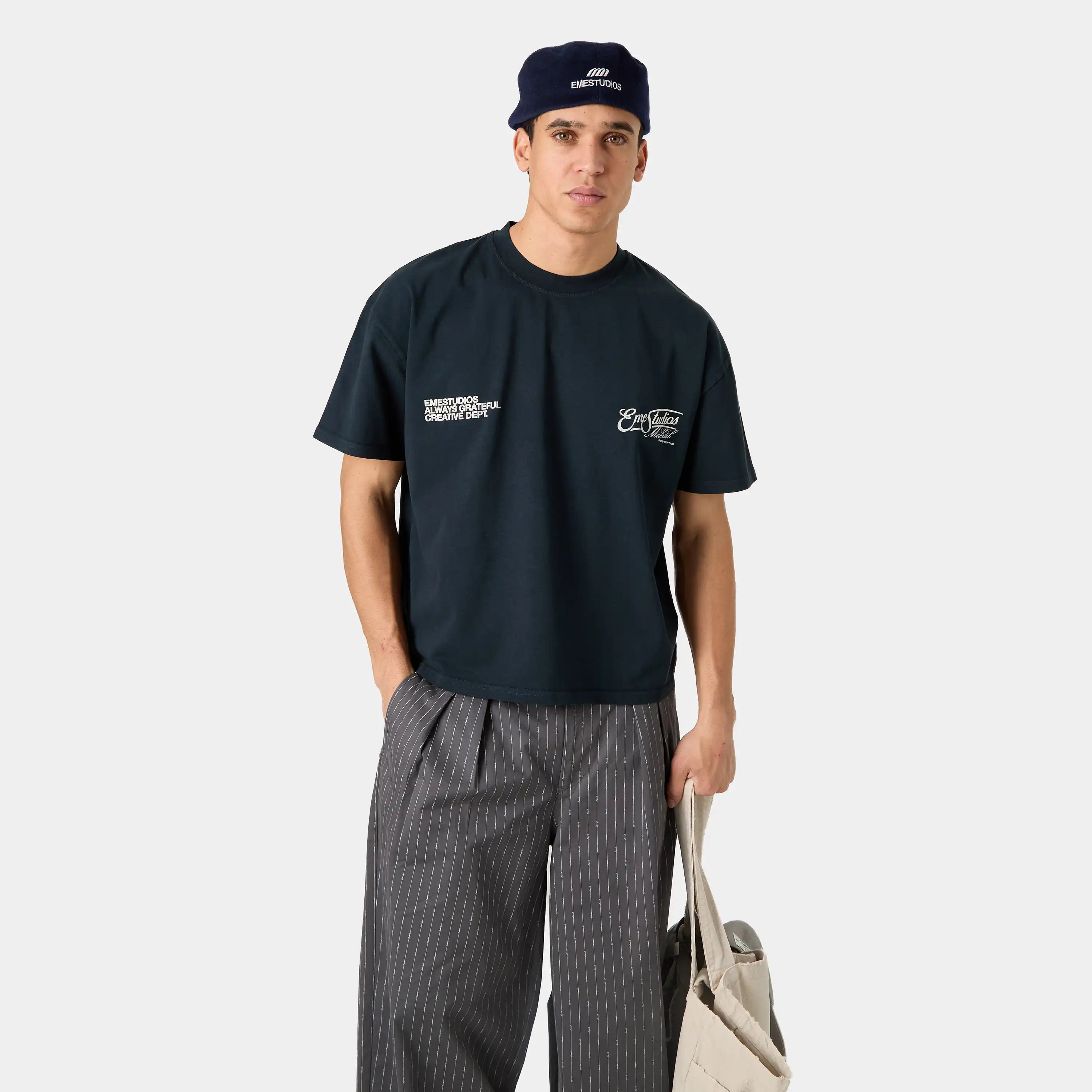 Tried & True Navy Oversized Tee