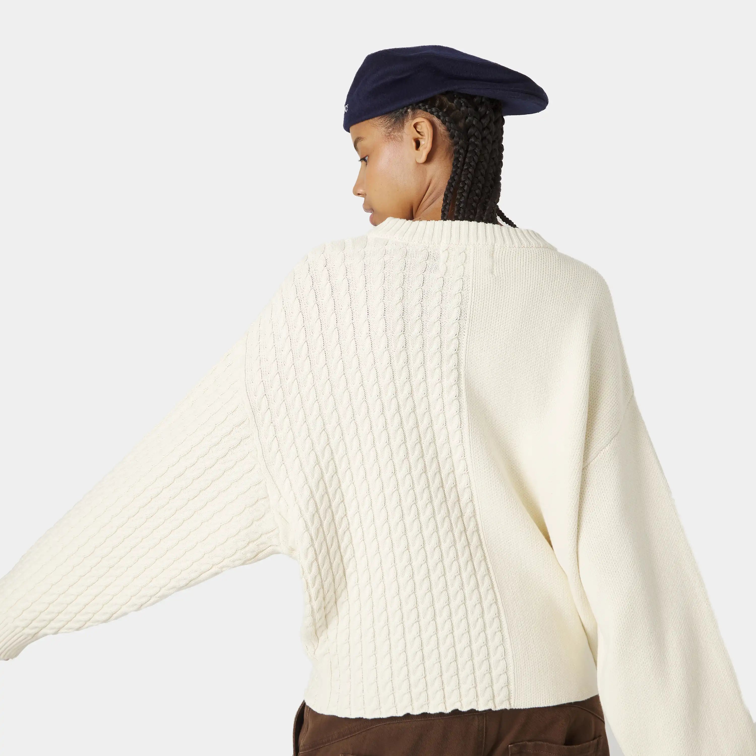 Rougher Off Sand Knit Sweater