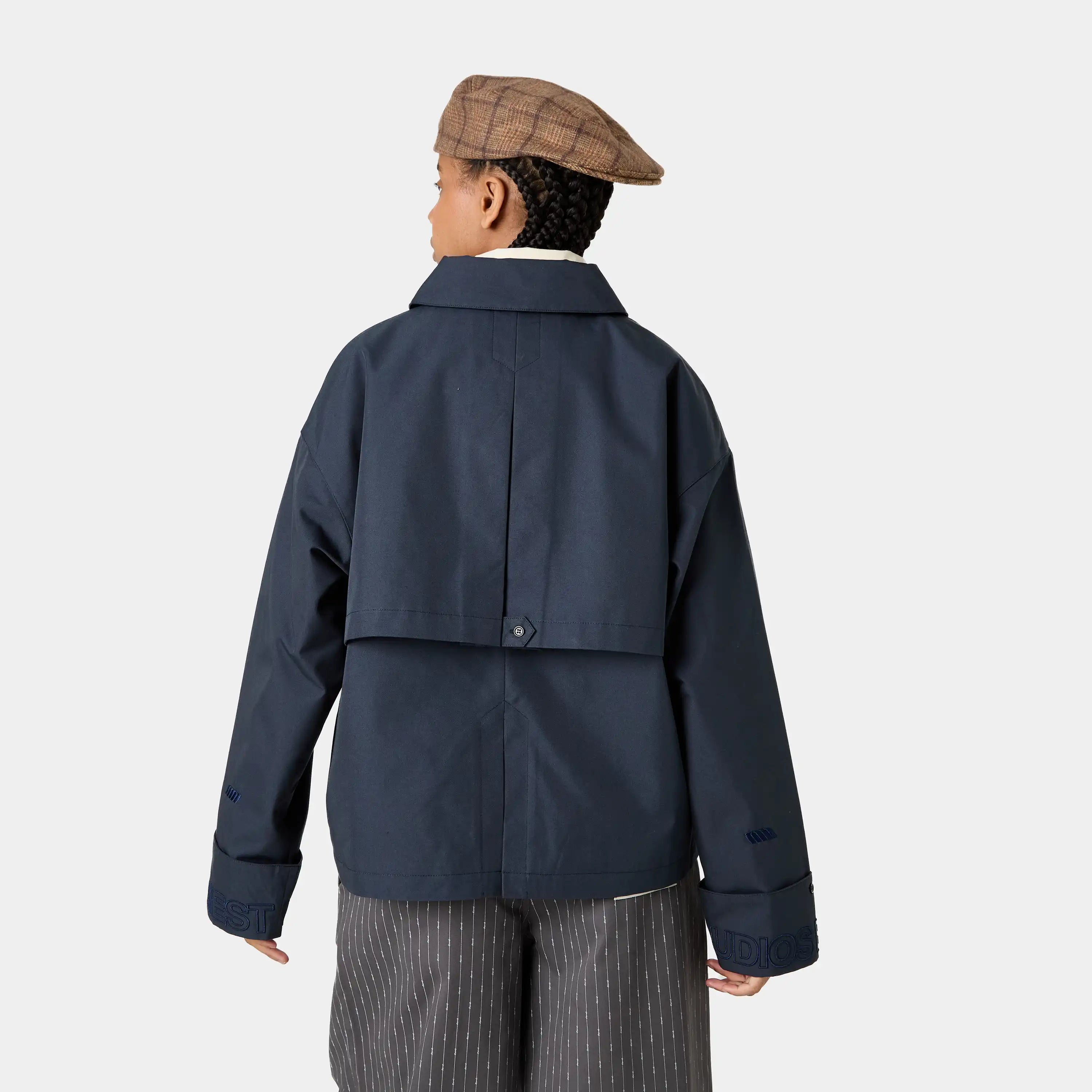 Lizi Navy Trench Jacket