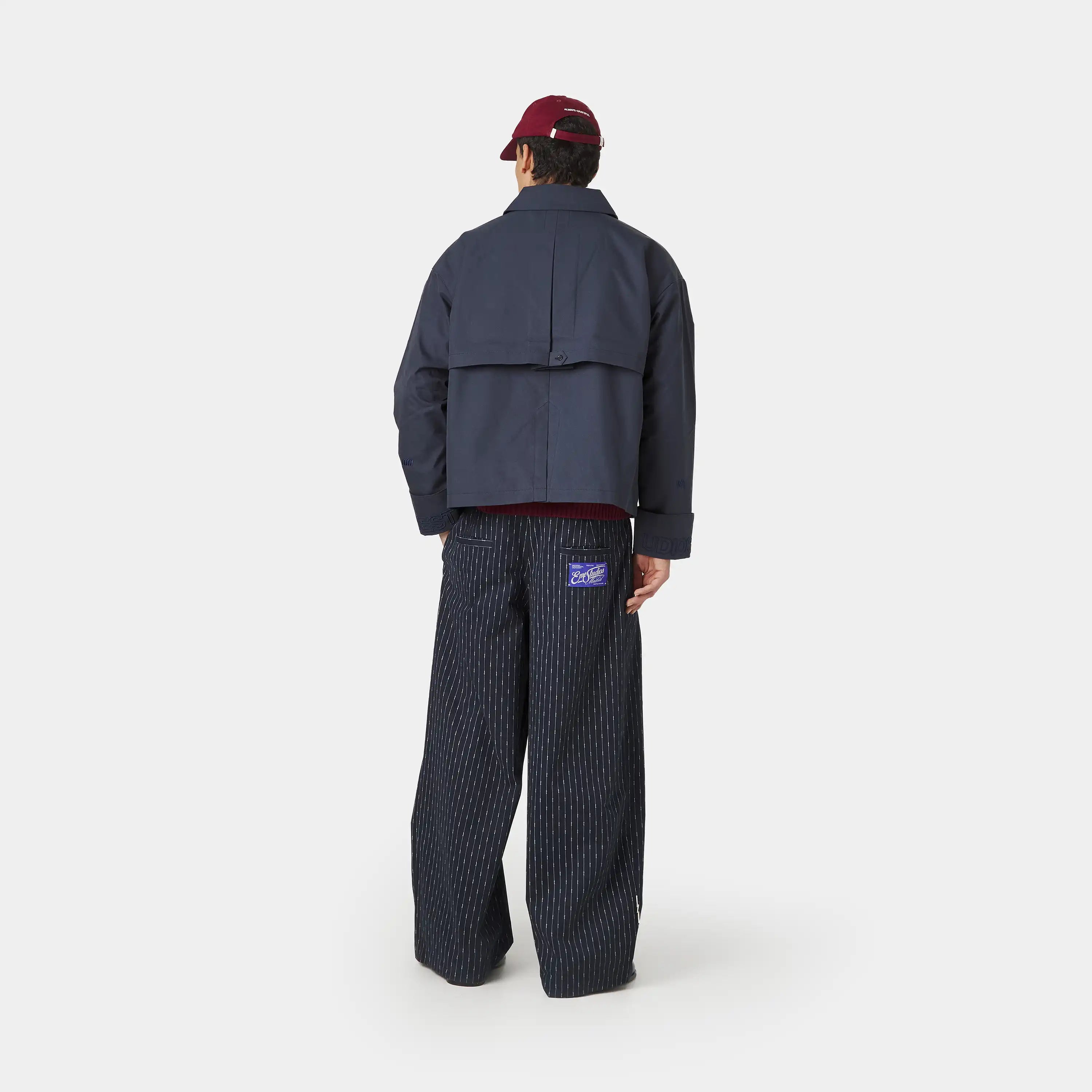 Lizi Navy Trench Jacket