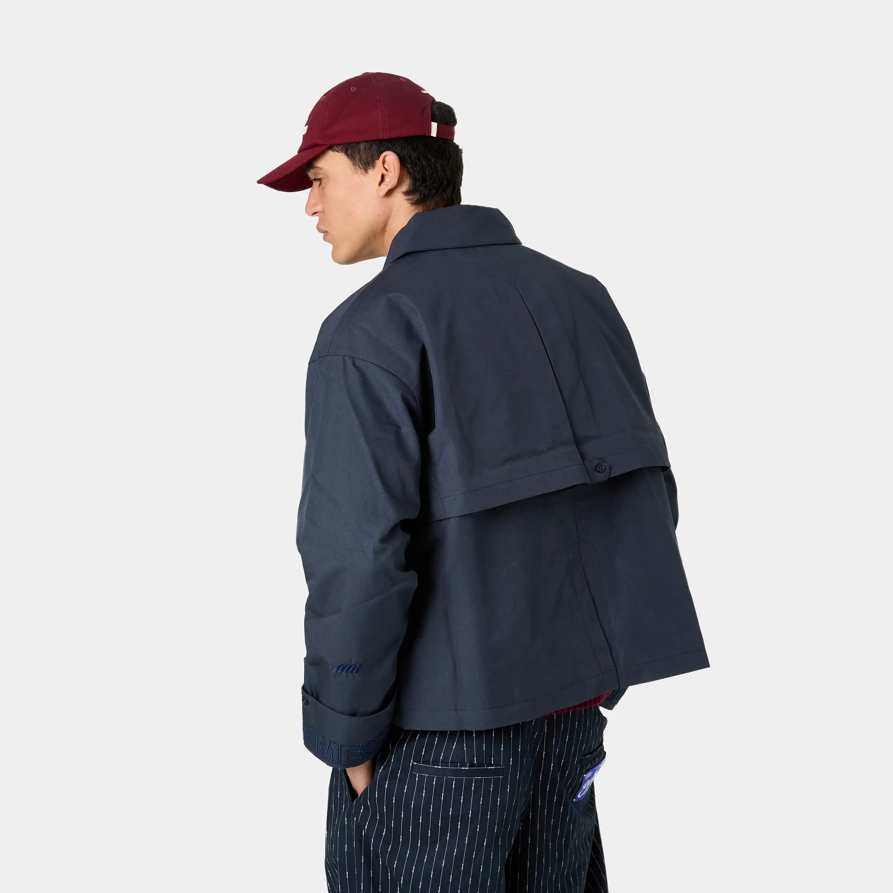 Lizi Navy Trench Jacket