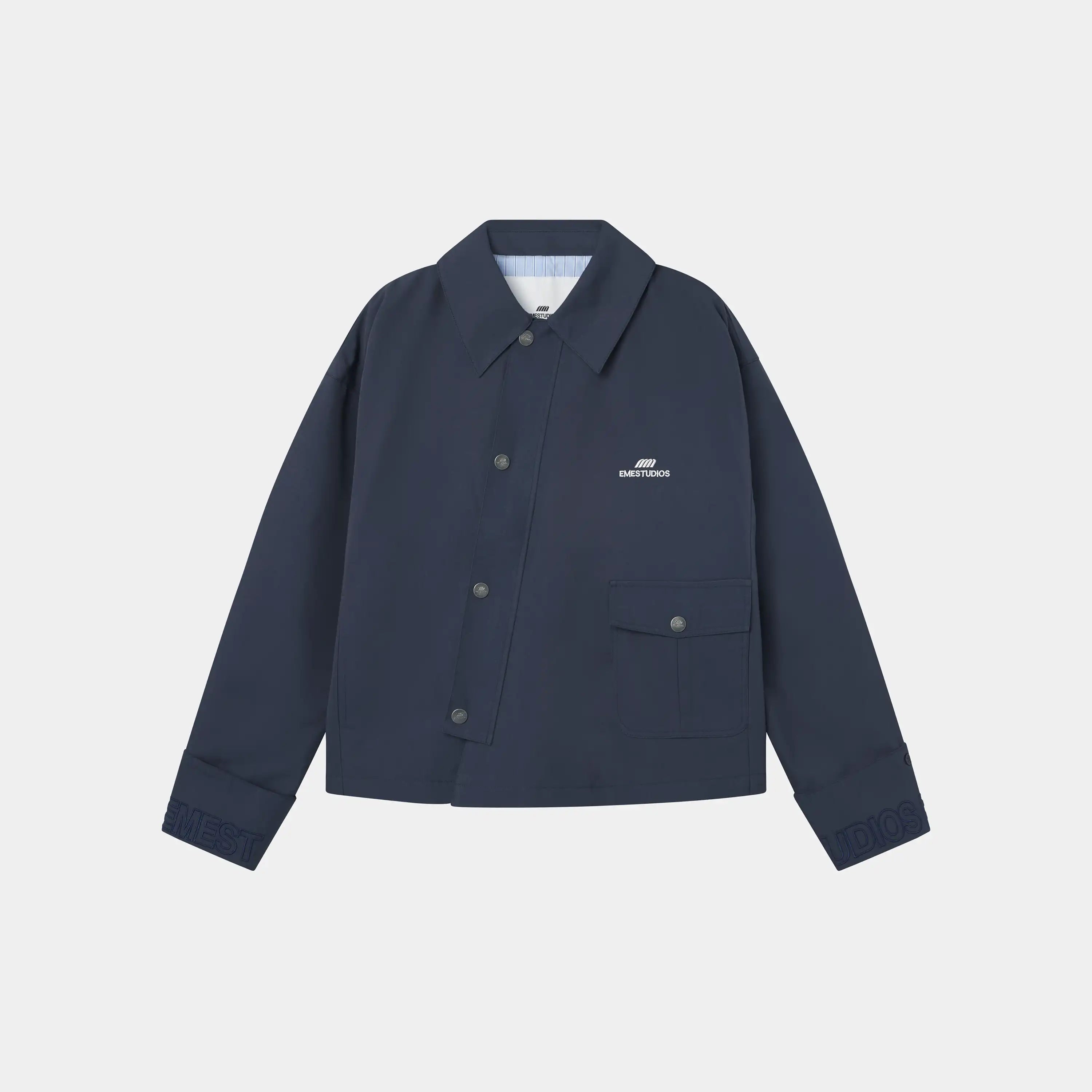 Lizi Navy Trench Jacket