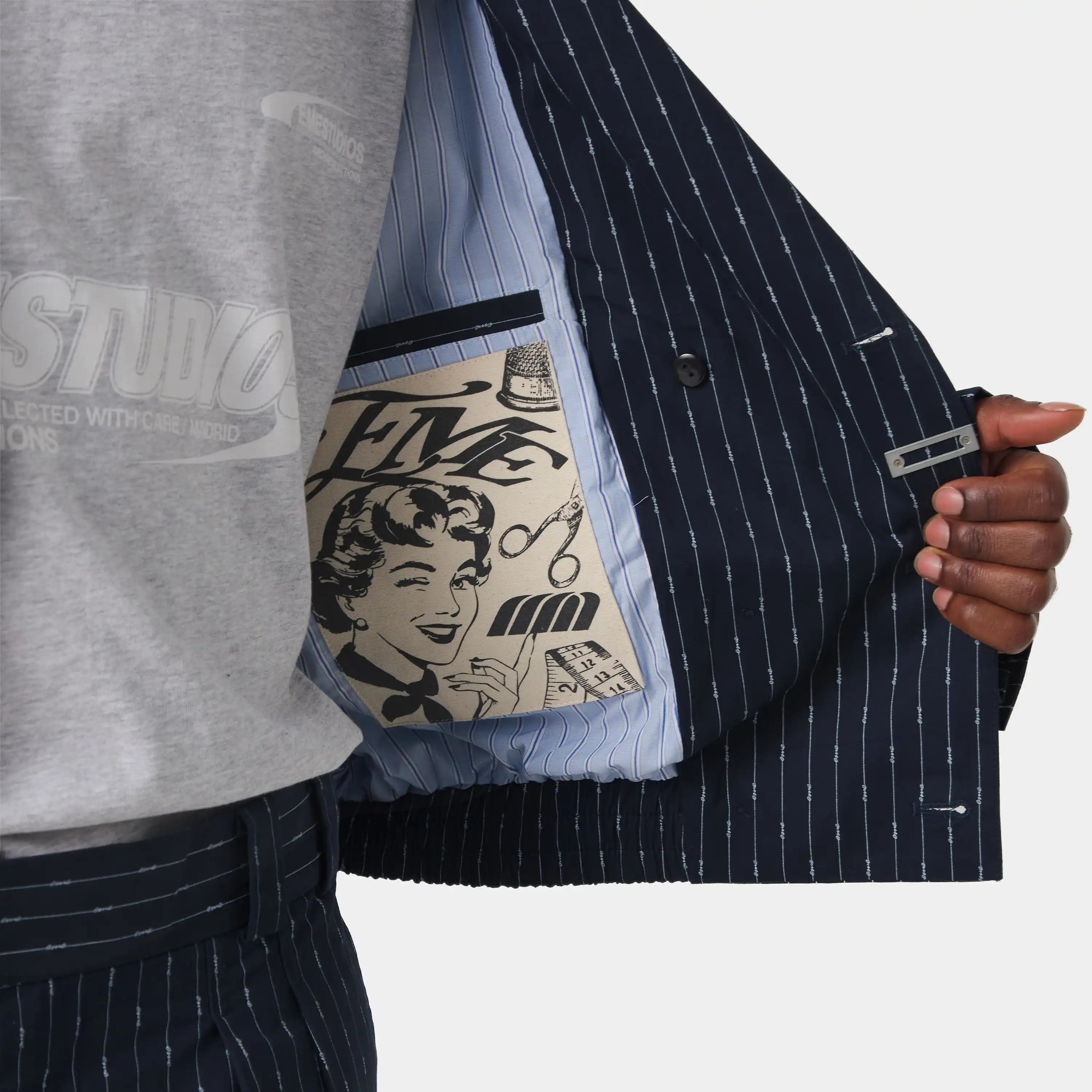 Shift Navy Bomber Blazer