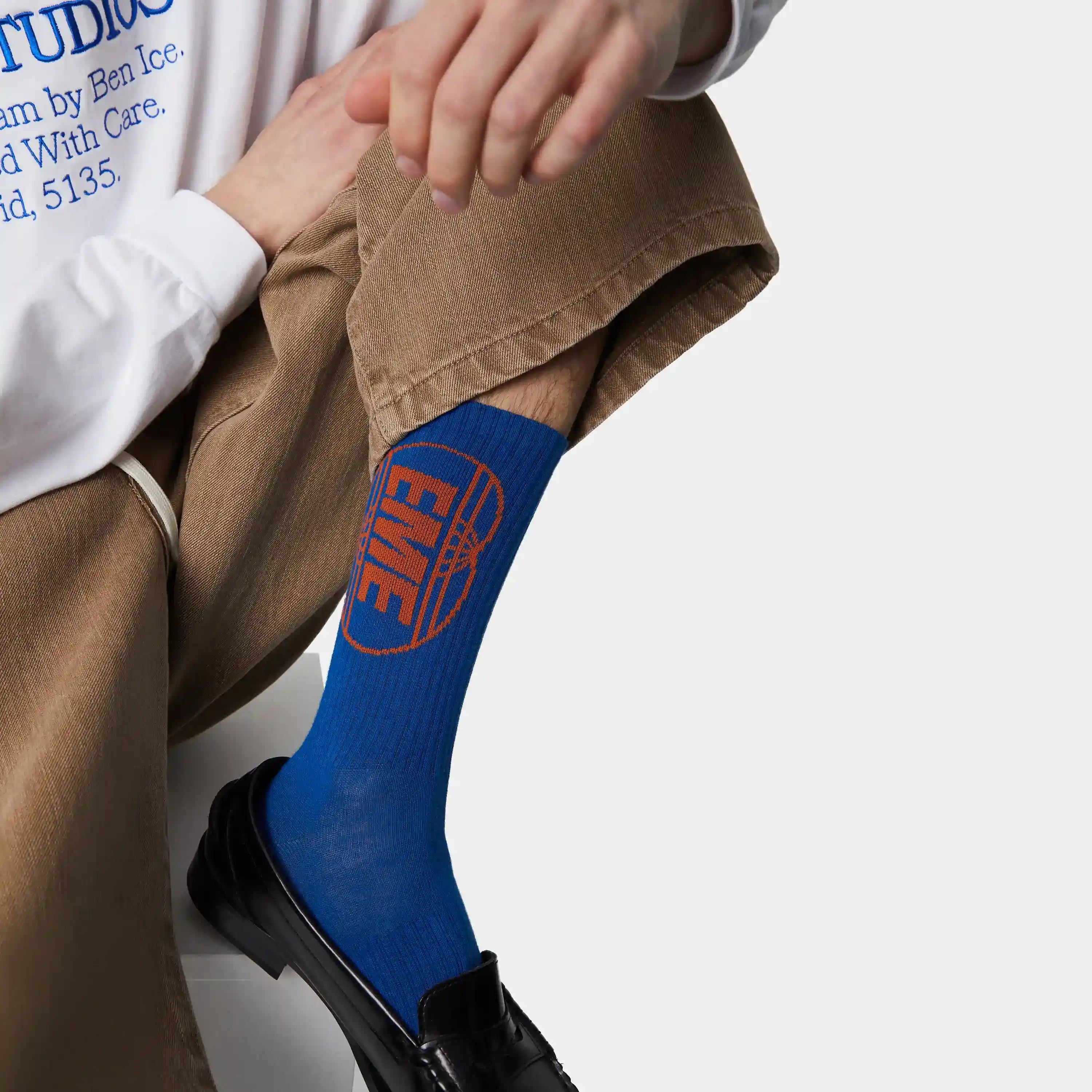 Italic Sodalite Sock