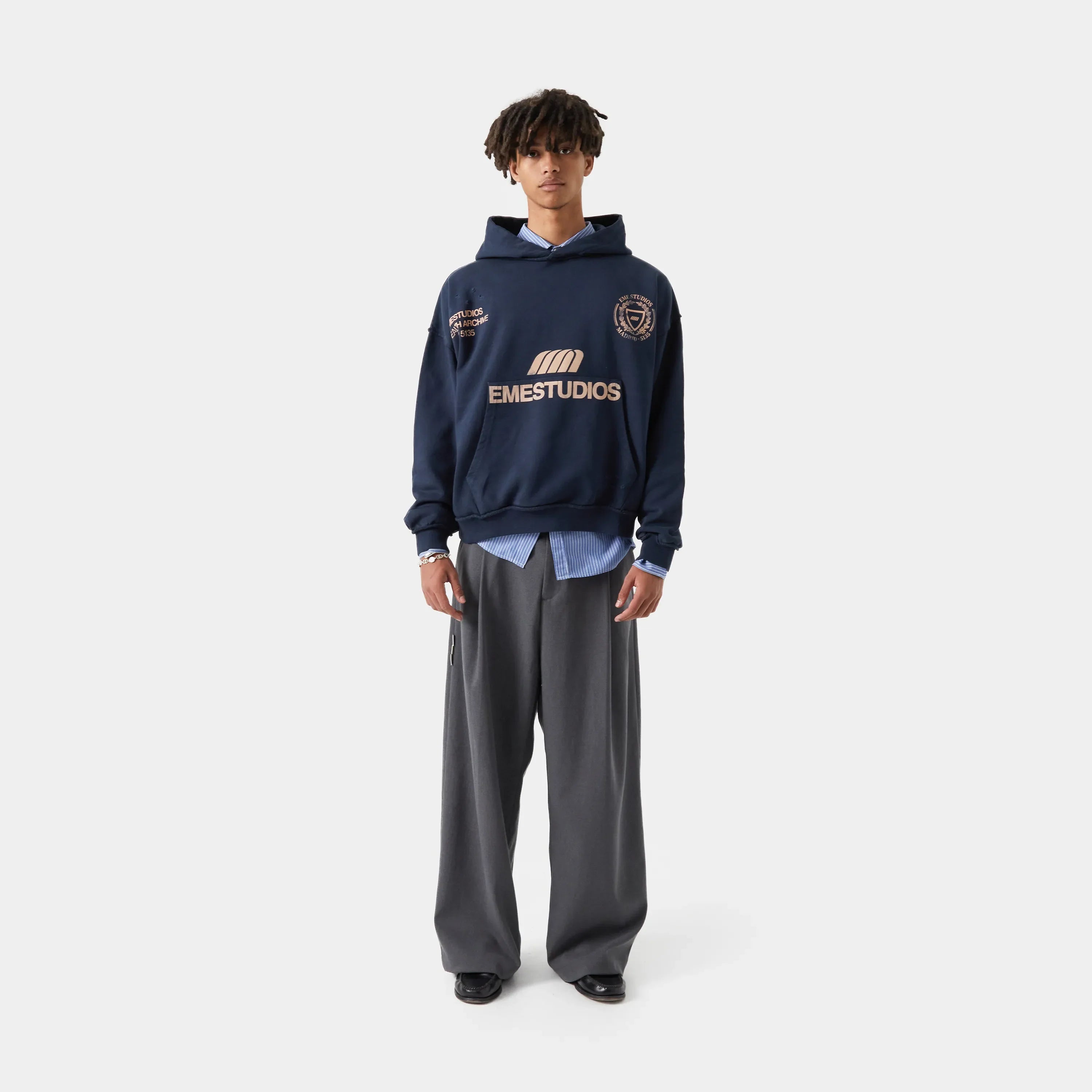 Stealth Navy Oversized Hoodie