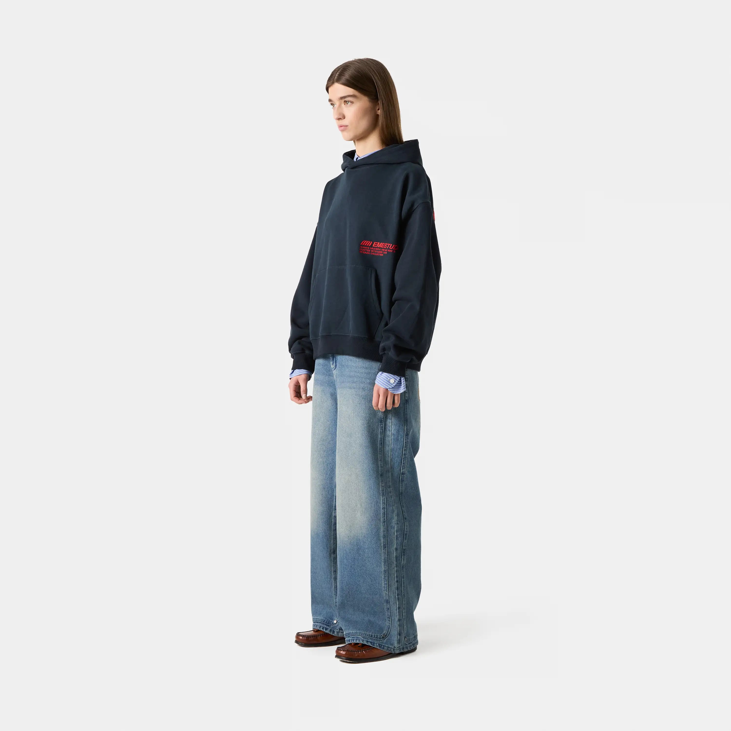 Roots Navy Oversized Hoodie