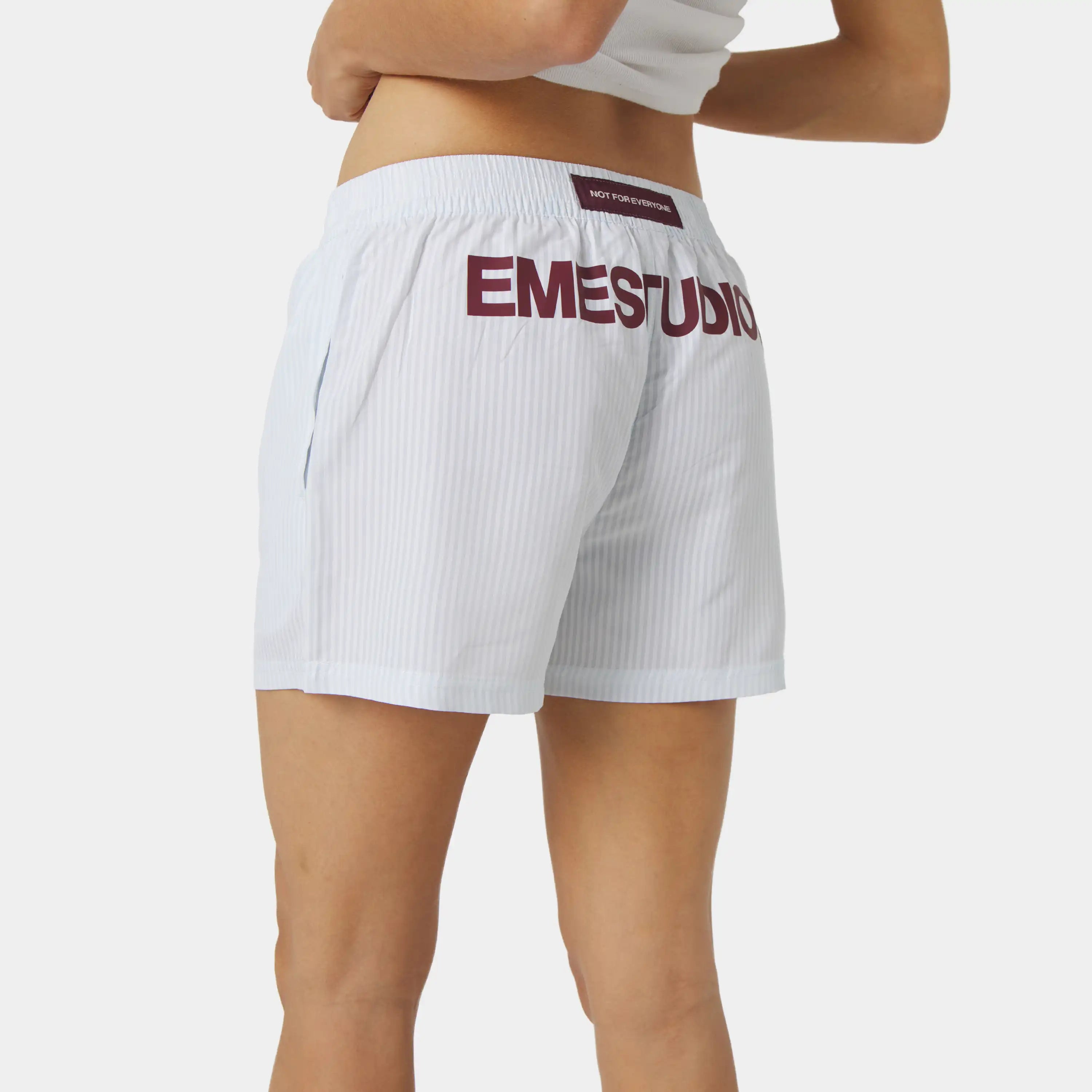 Lucky Striped Boxer Burgundy