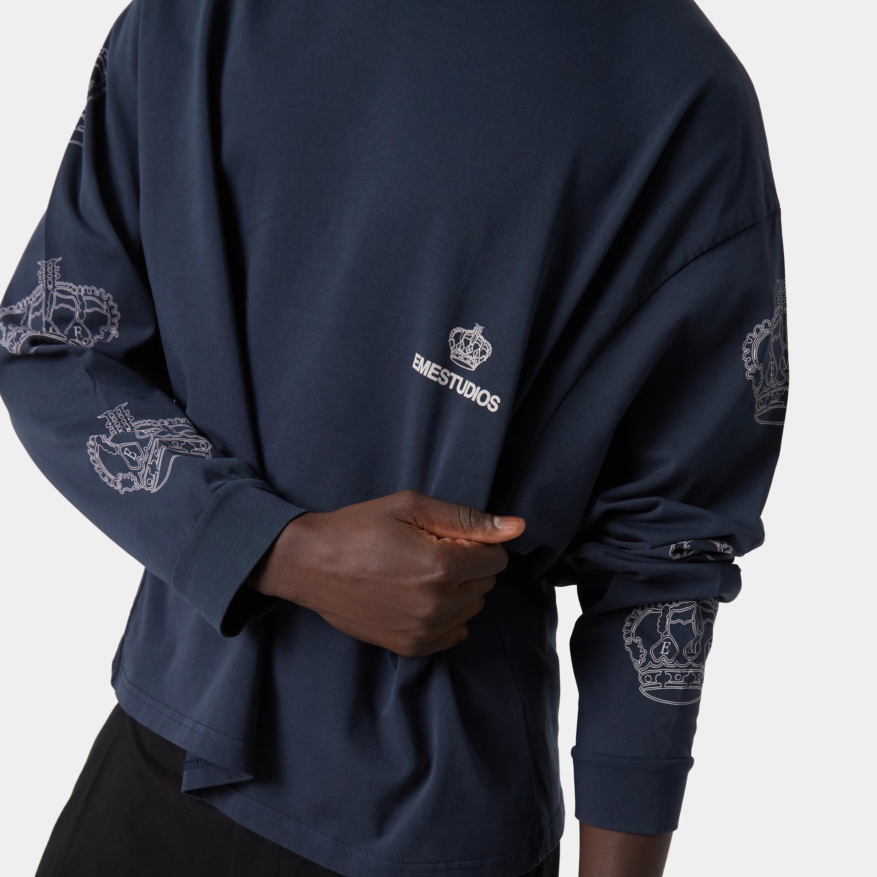 Crown Navy Long Sleeve