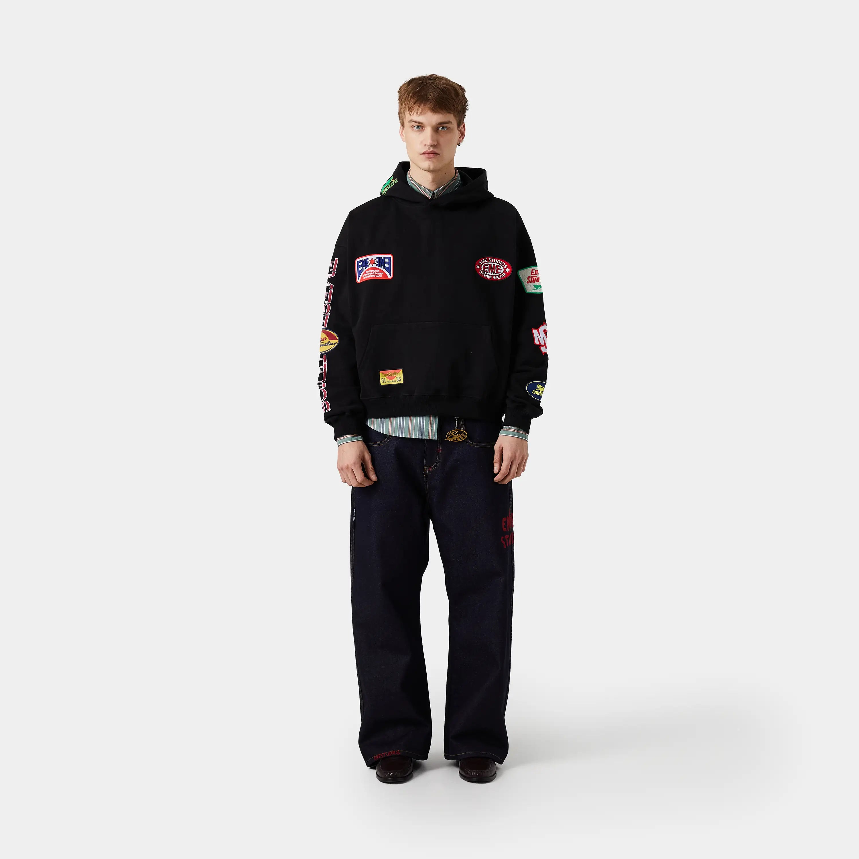 Patches Shadow Oversized Hoodie