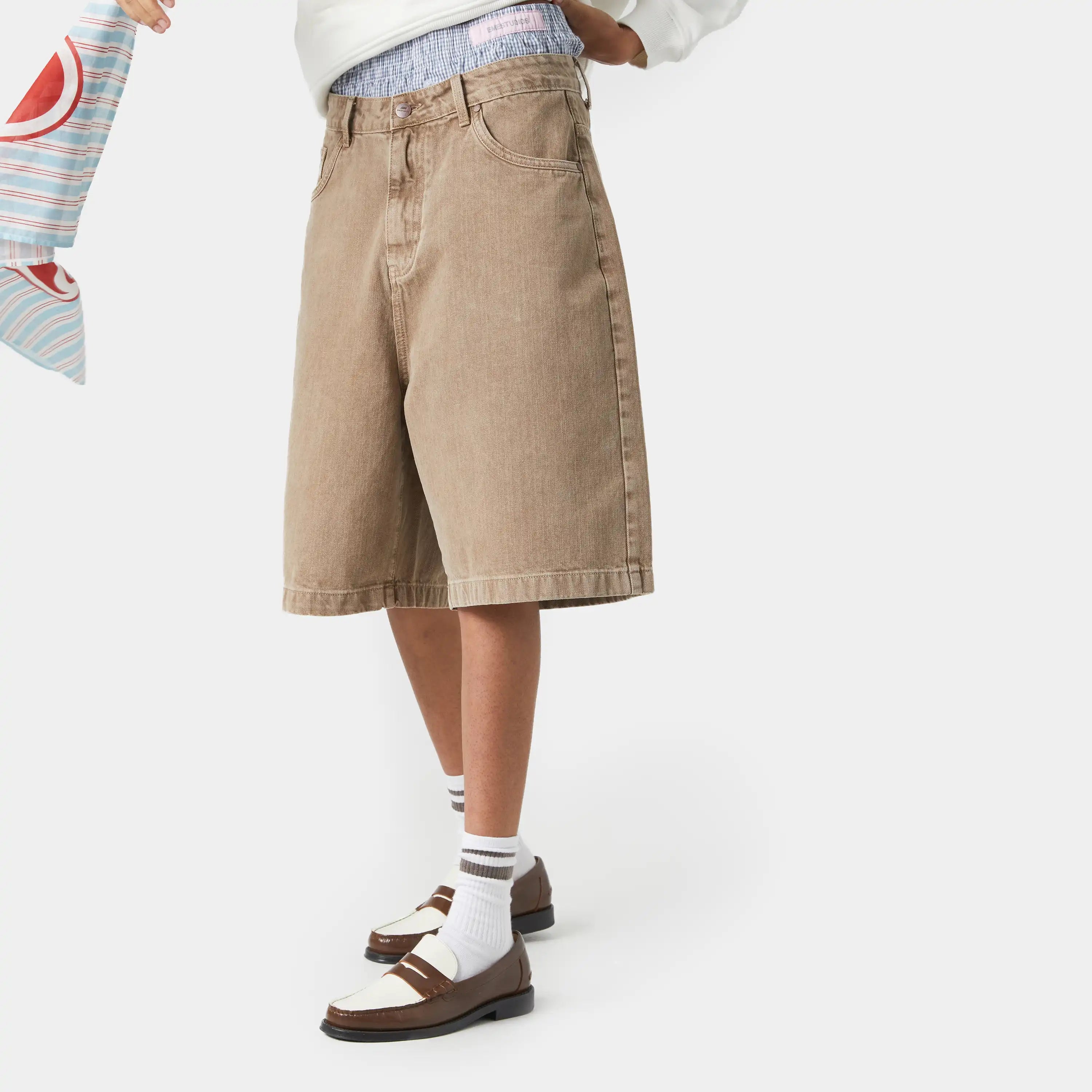 Andy Wooden Denim Jorts