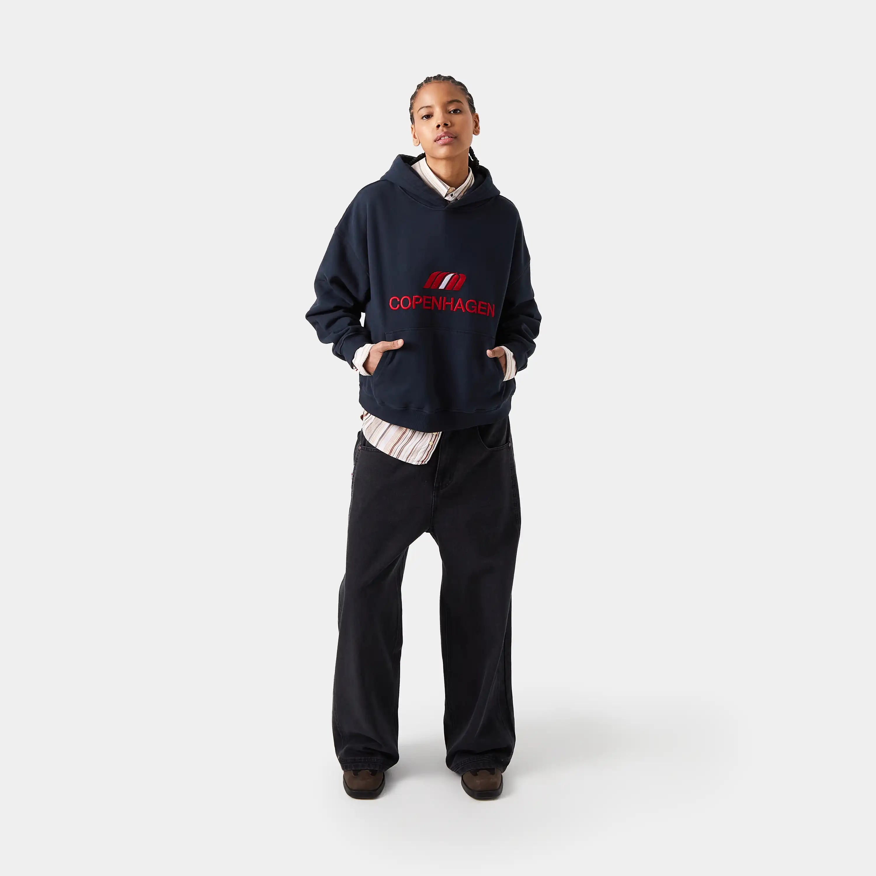 Flag CPH Navy Hoodie