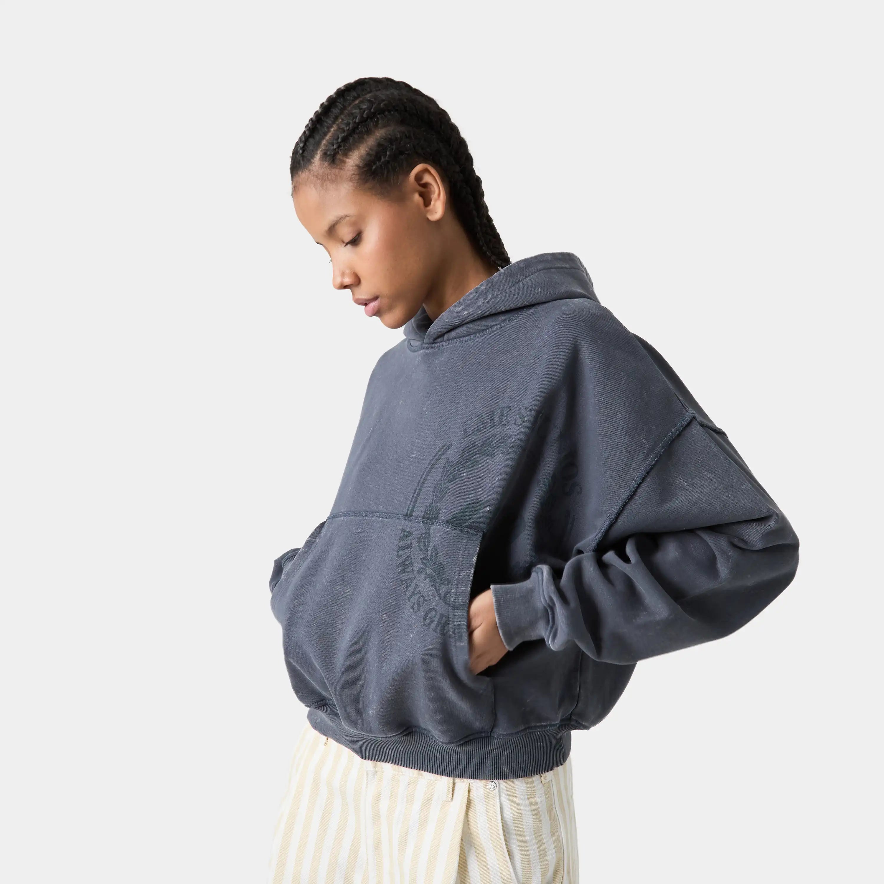 Min Ombre Blued Hoodie