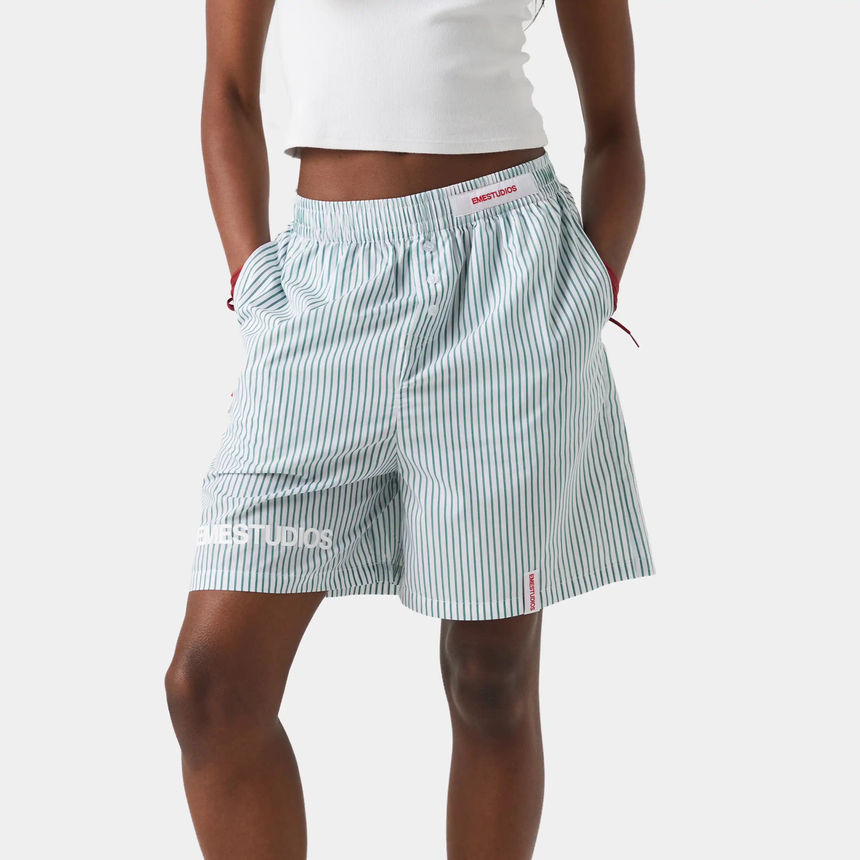 Jammies LS Green Striped