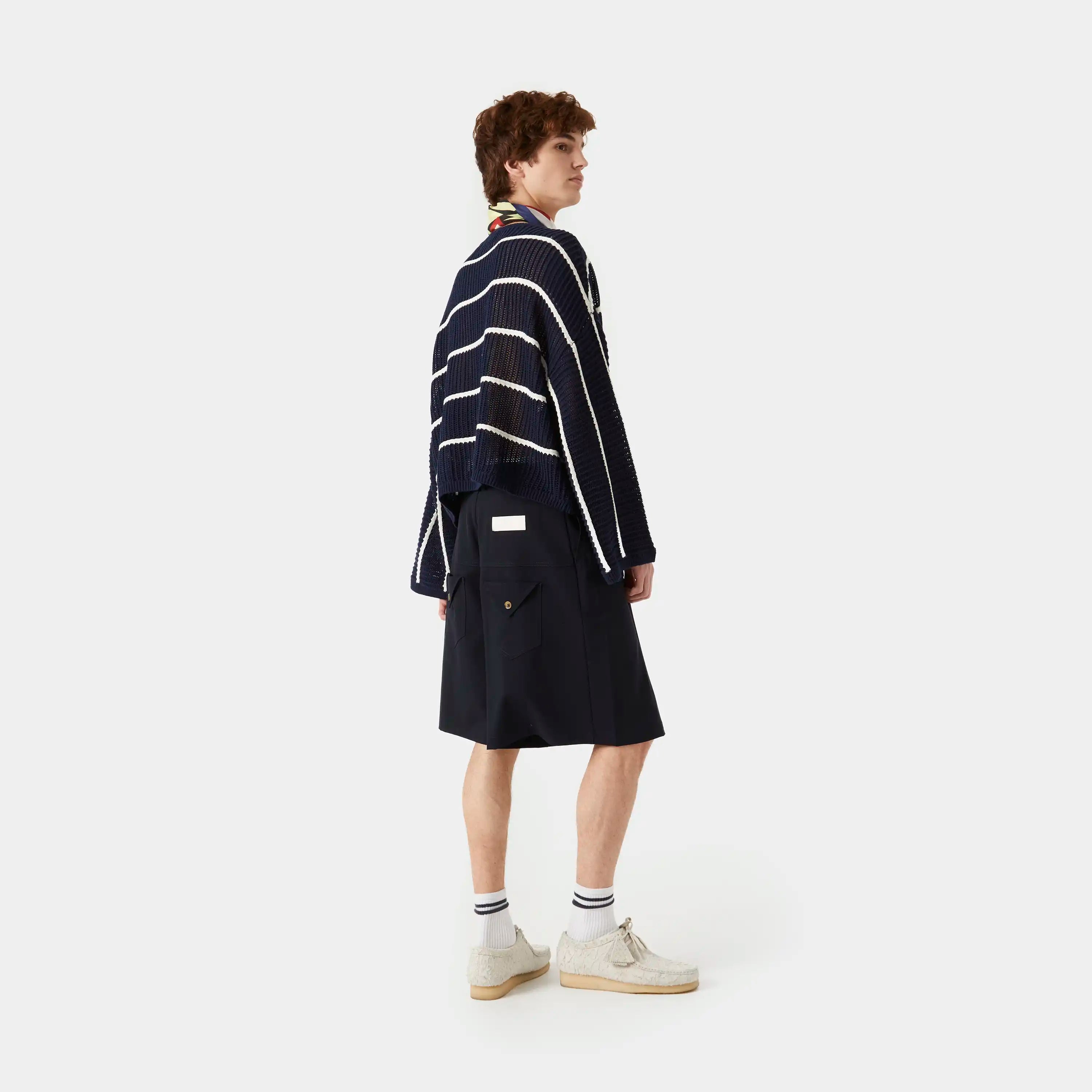 Refined Dark Navy Jort