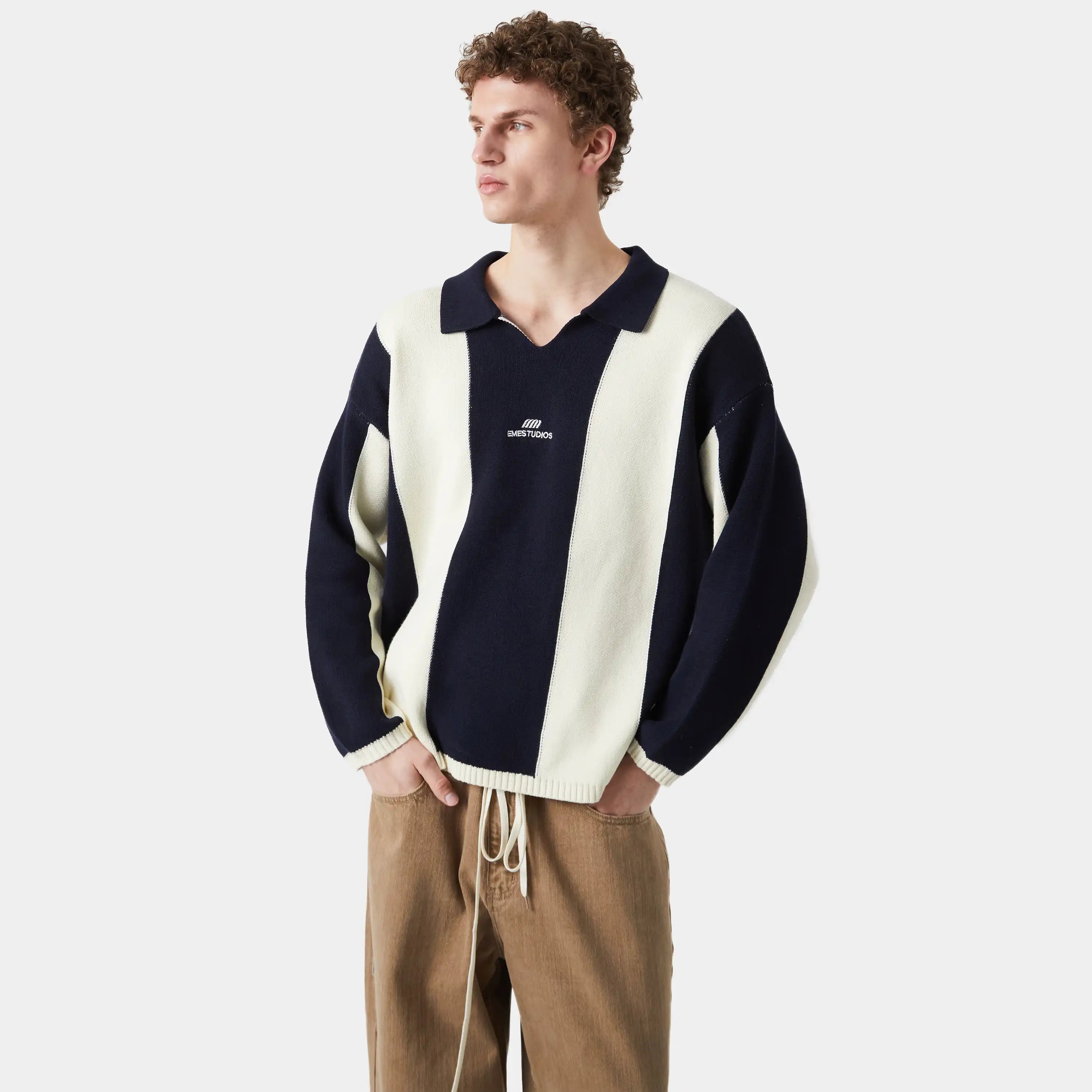 Celery Marine Knit Sweater