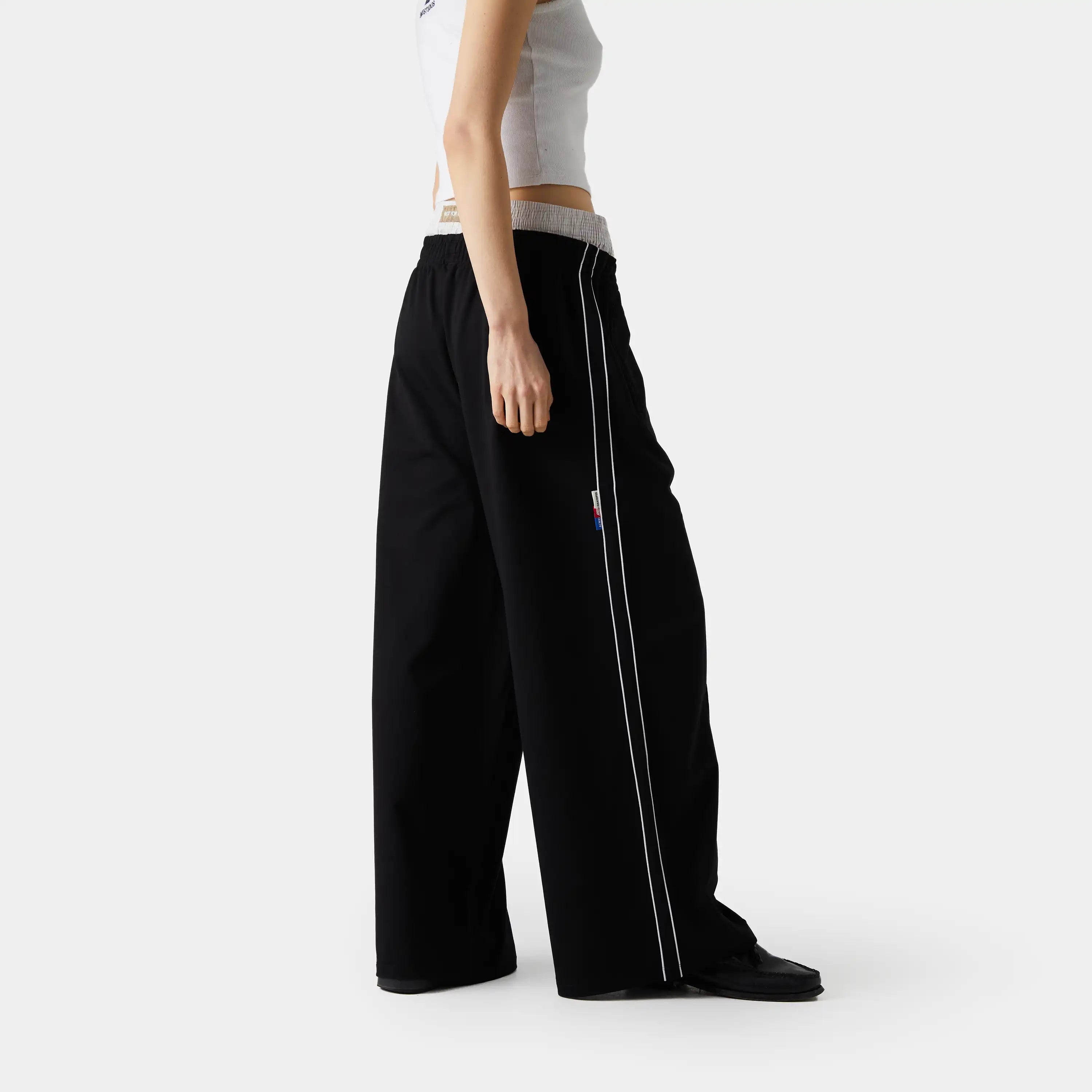 Somm Black Baggy Sweatpants
