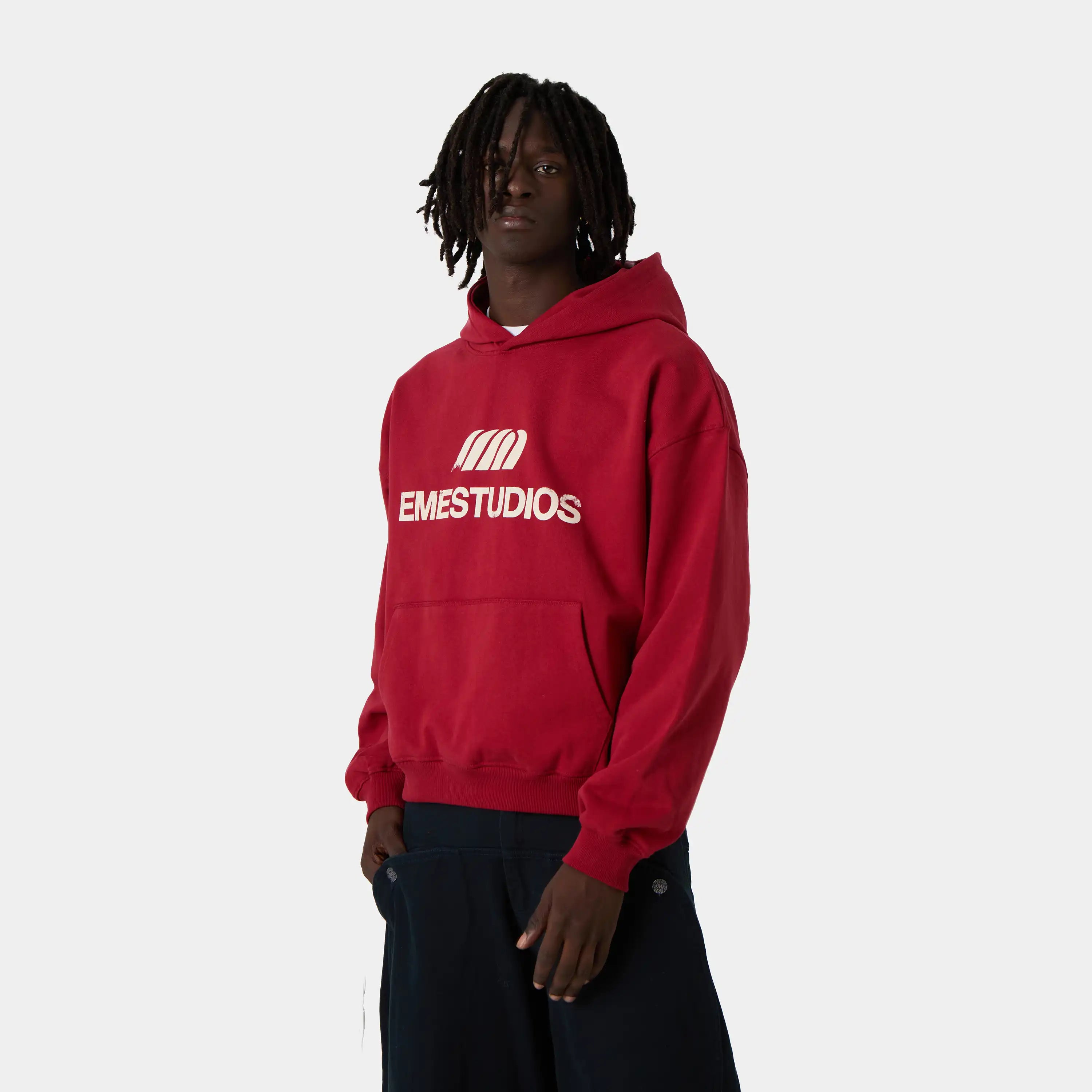 Brook Cherry Oversized Hoodie