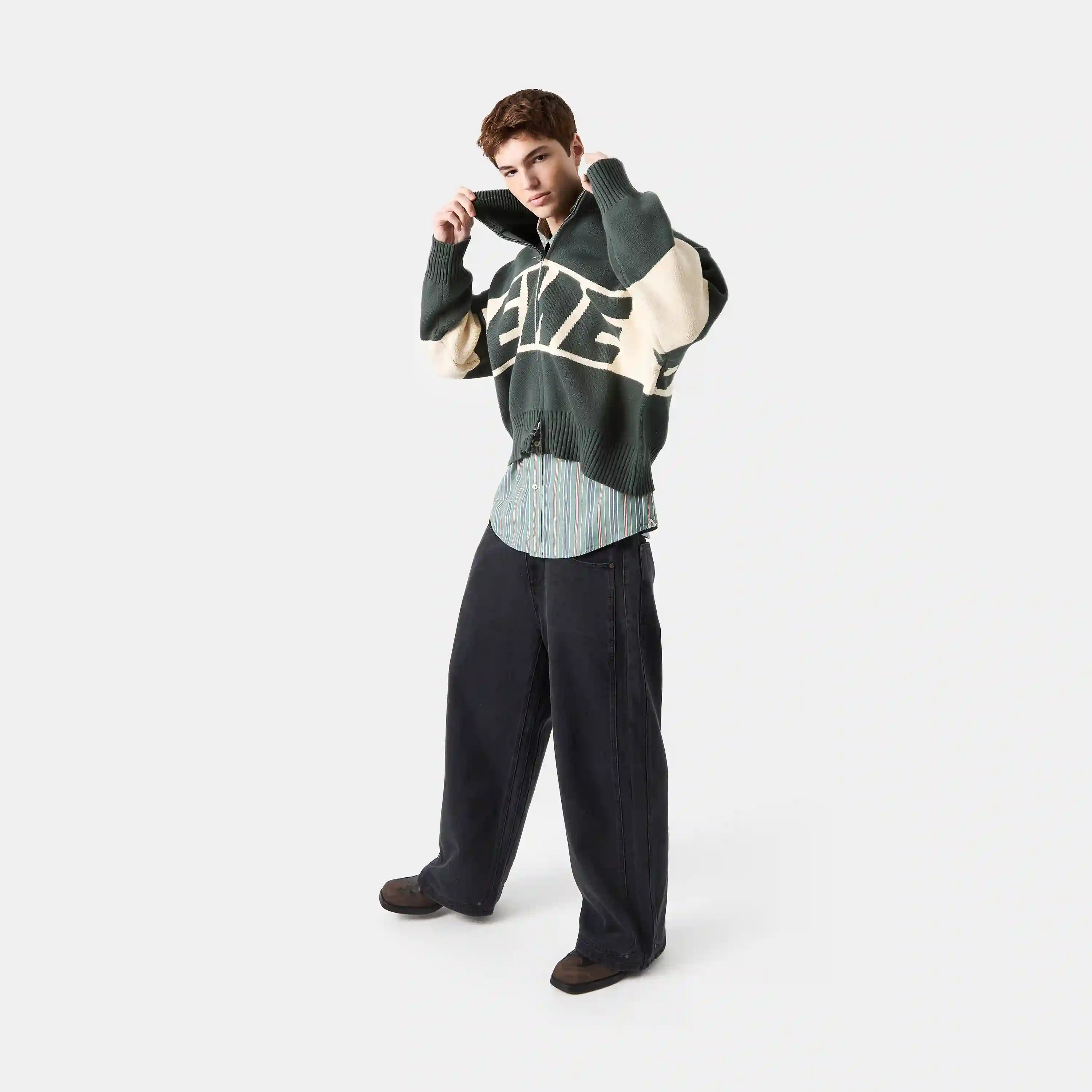 Thrill Hunt Zipper Knit