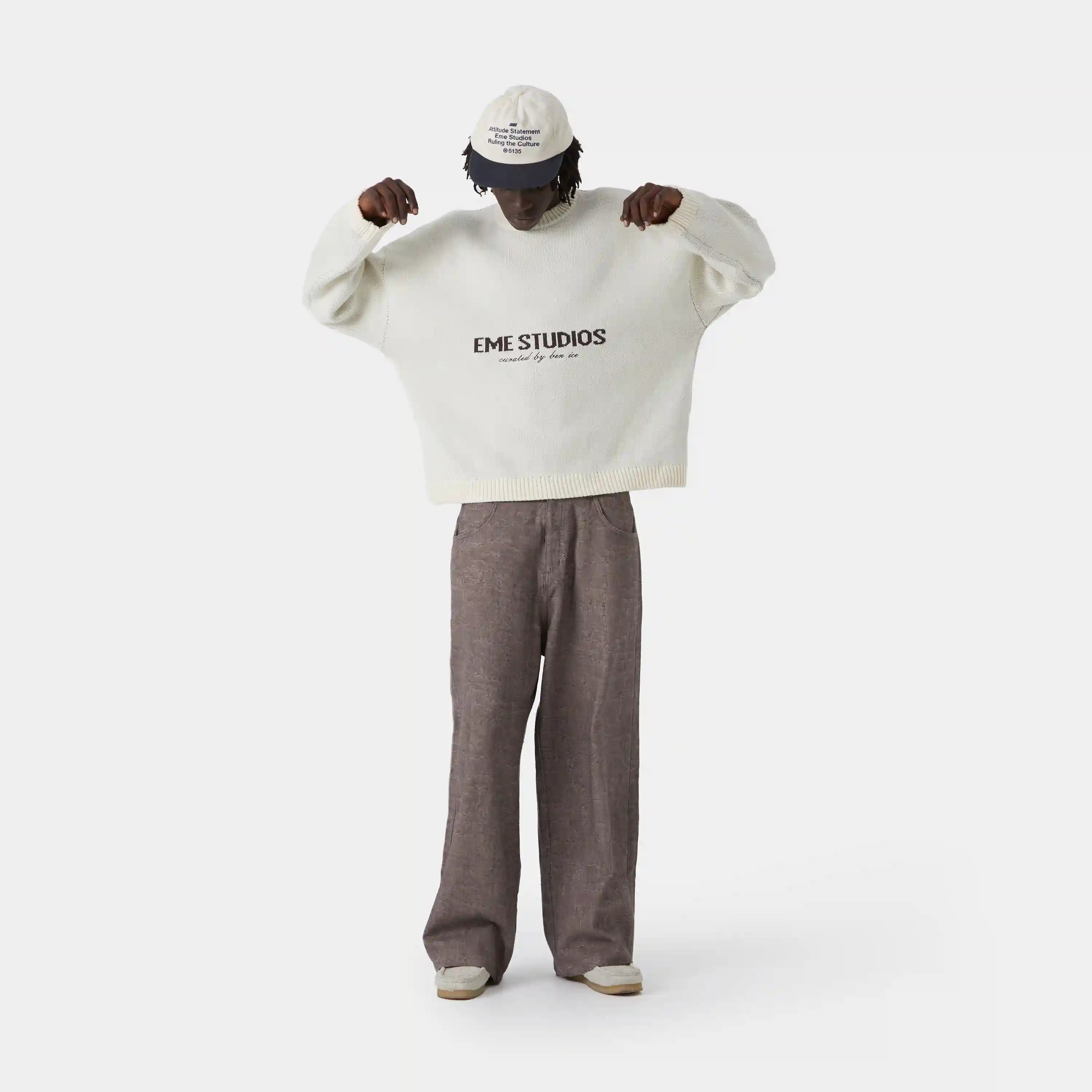 Master Off Sand Knit Sweater